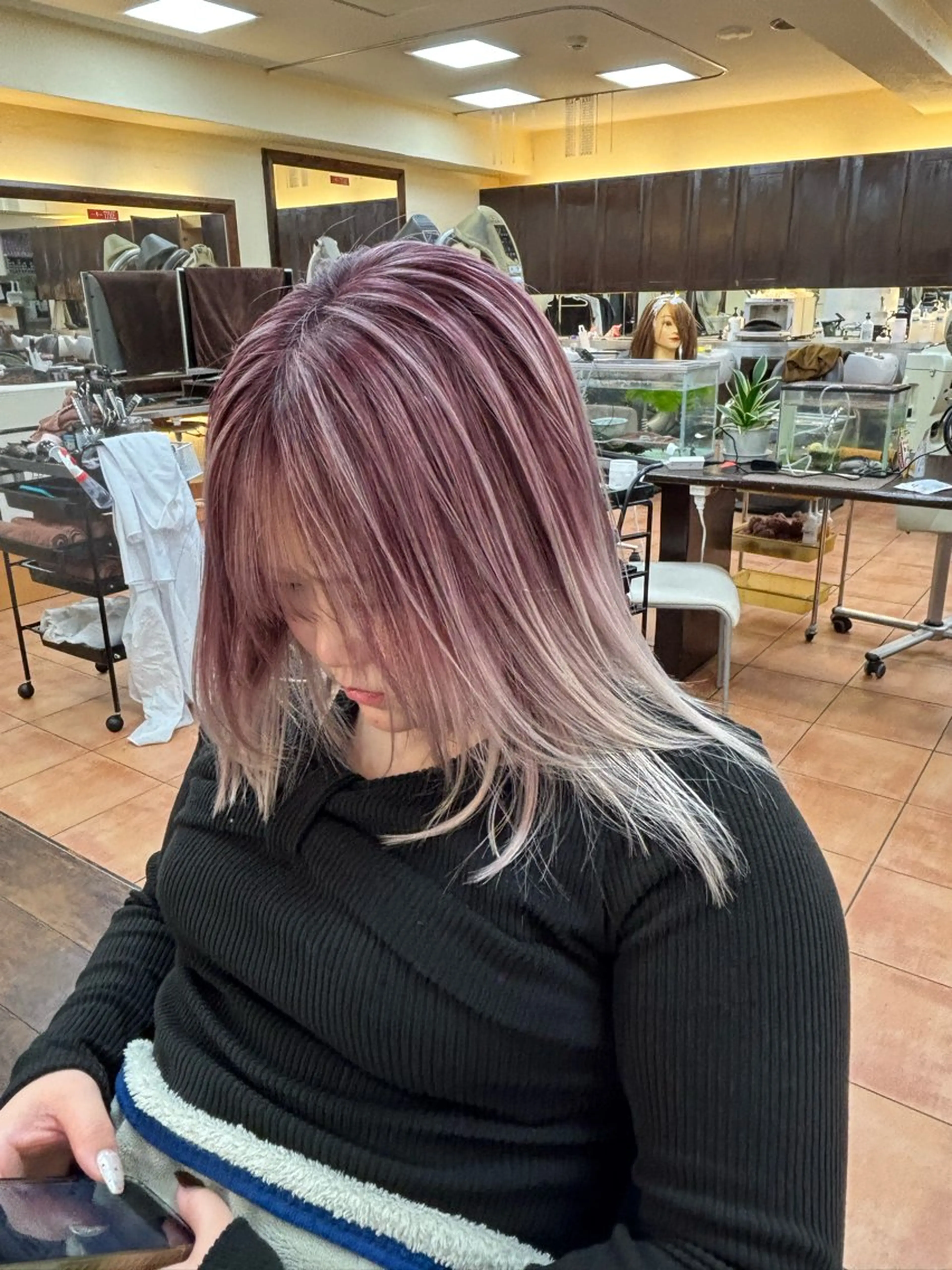 カラー 北山 航太のヘアスタイル