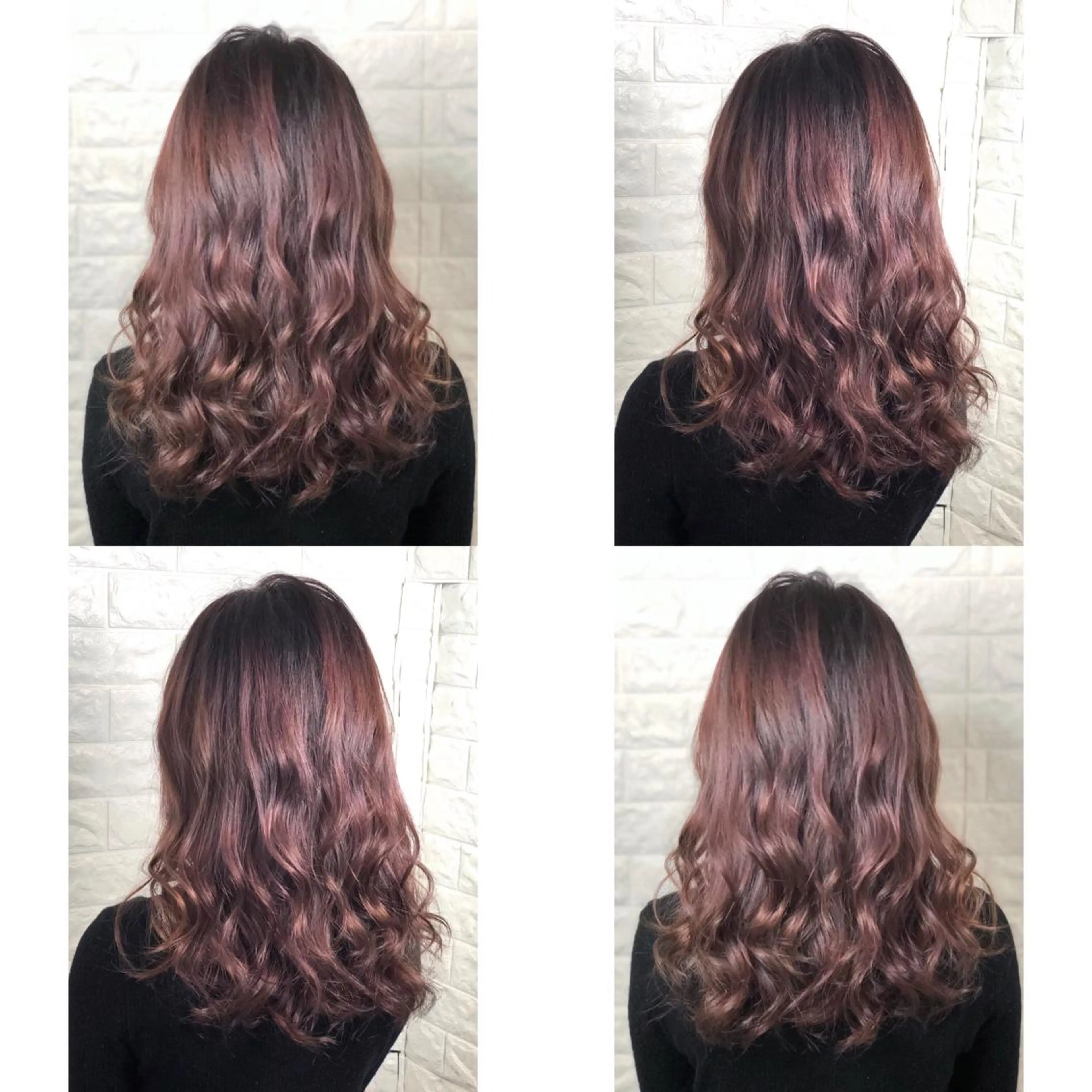 セミロング カラー ブリーチ ケアブリーチ グラデーションカラー ハイトーンカラー ピンクカラー 髪質改善特化KIZU /艶髪研究（京都）のヘアスタイル