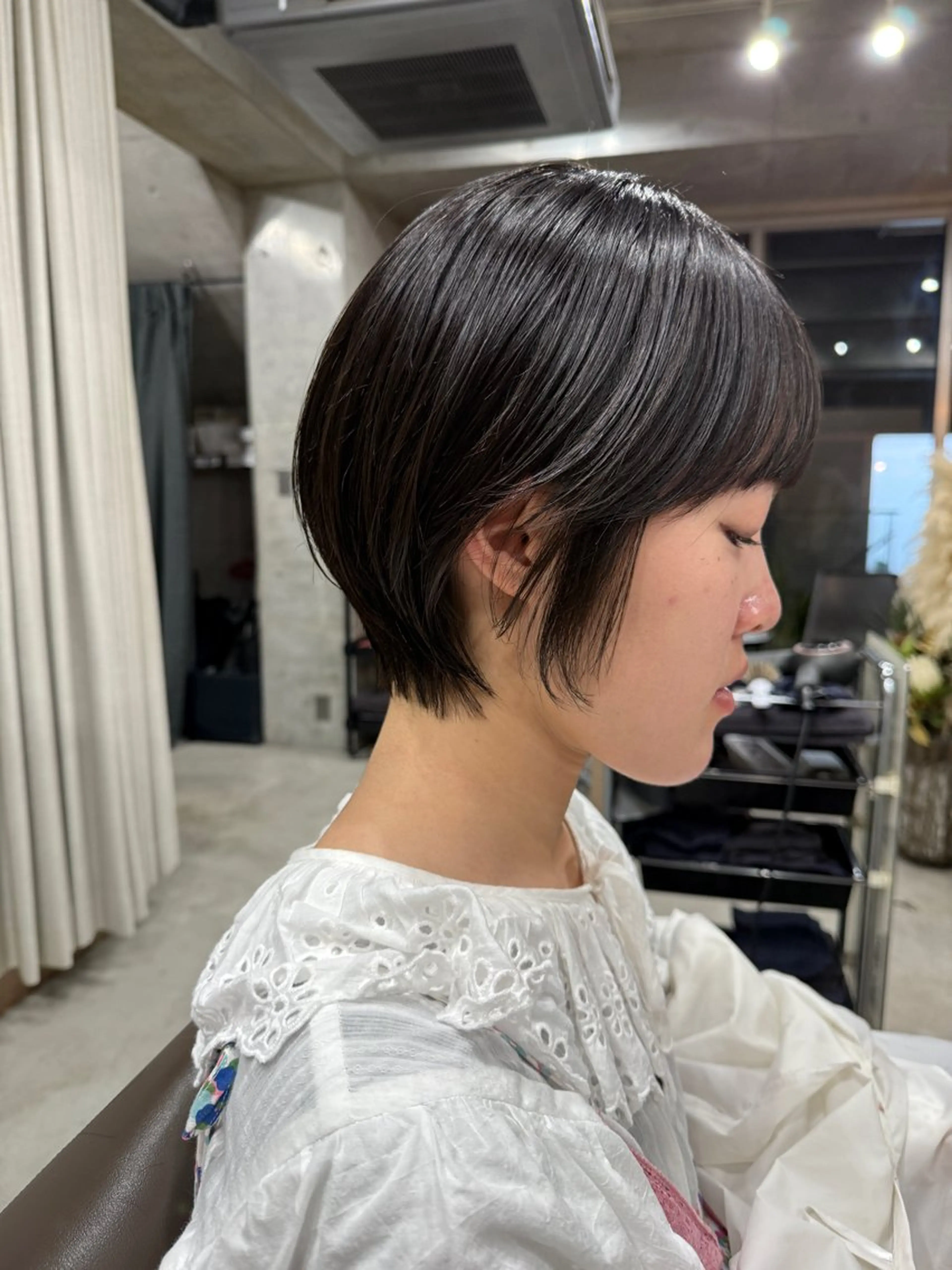 ショート カラー カット ヘアカラー トリートメント 表参道🌿赤み消し カラー/チナツのヘアスタイル