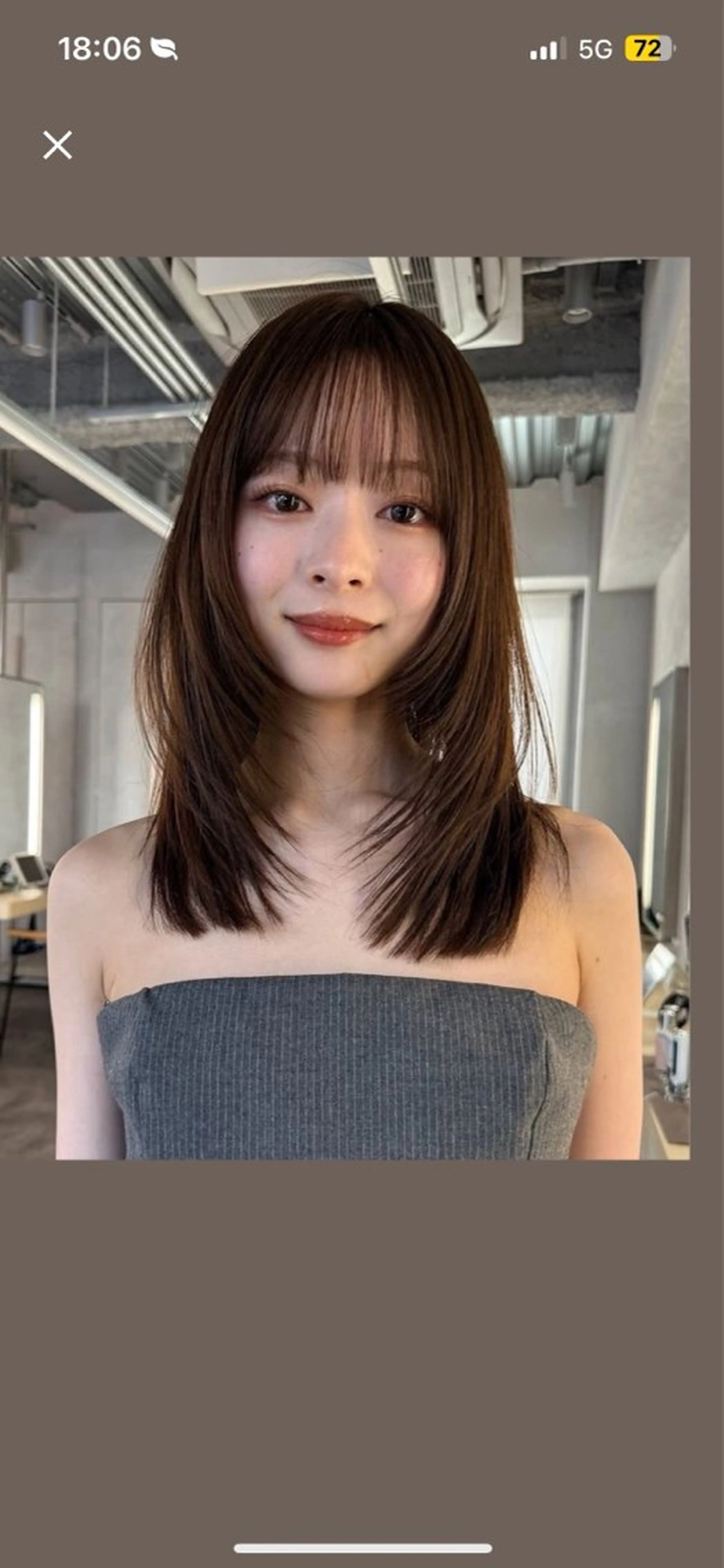 セミロング 顔まわりレイヤー レイヤーカット サロンドビジュー所属・佐藤 尚子のヘアスタイル