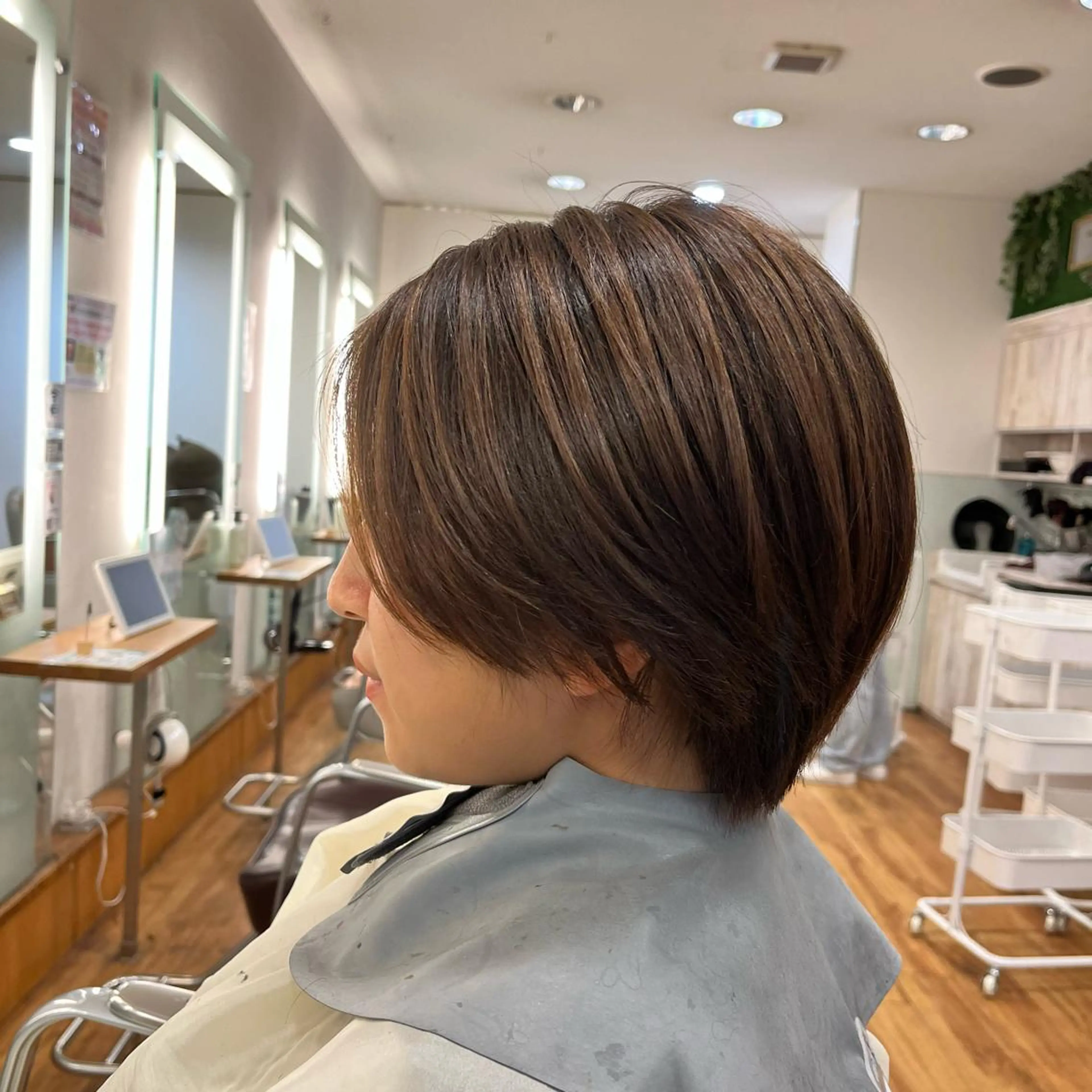 ショート カラー パーマ ヘアアレンジ ショートヘア メンズ特化 美容師かずまのヘアスタイル