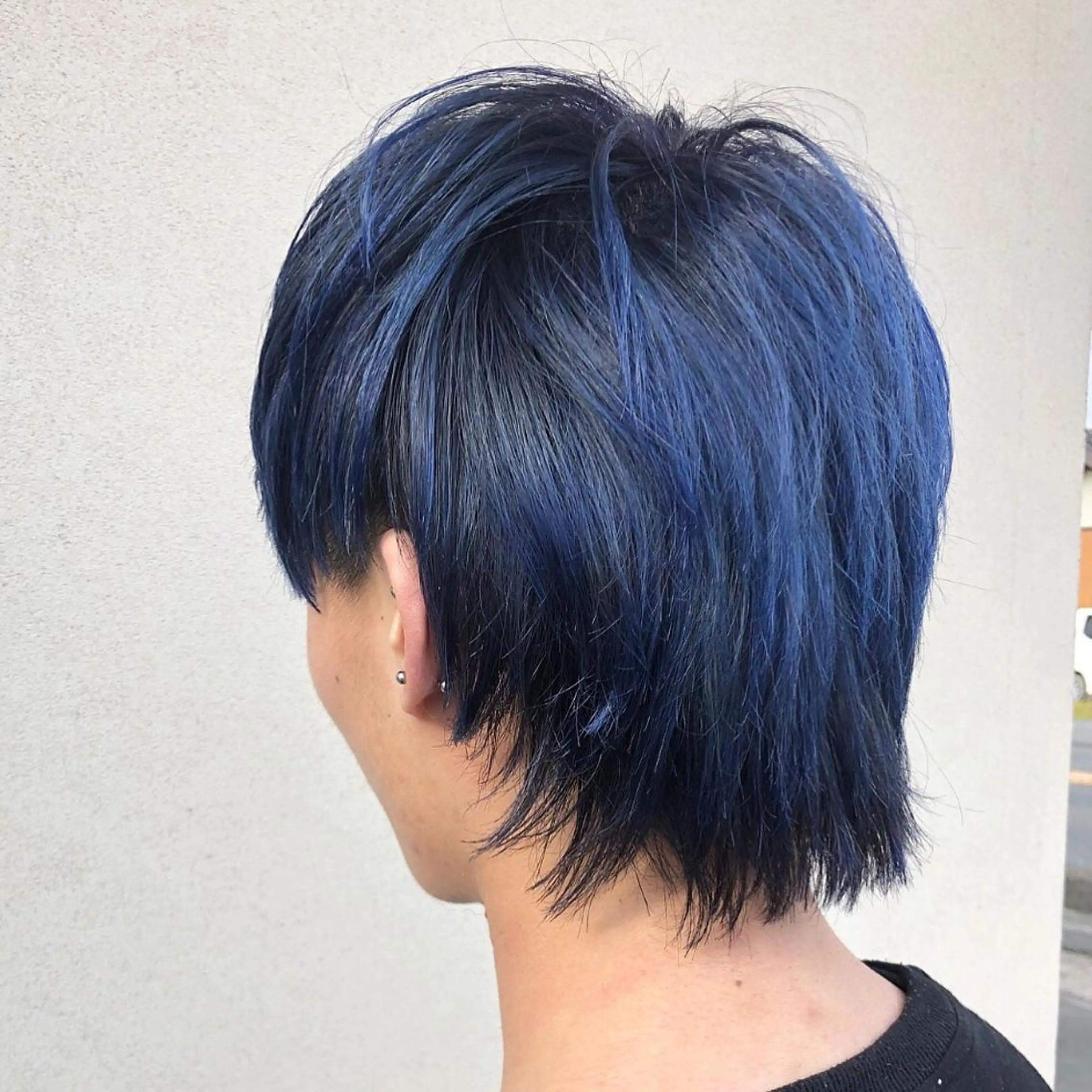 カラー メンズ メンズウルフカット ウルフカット 大石 陽菜のヘアスタイル