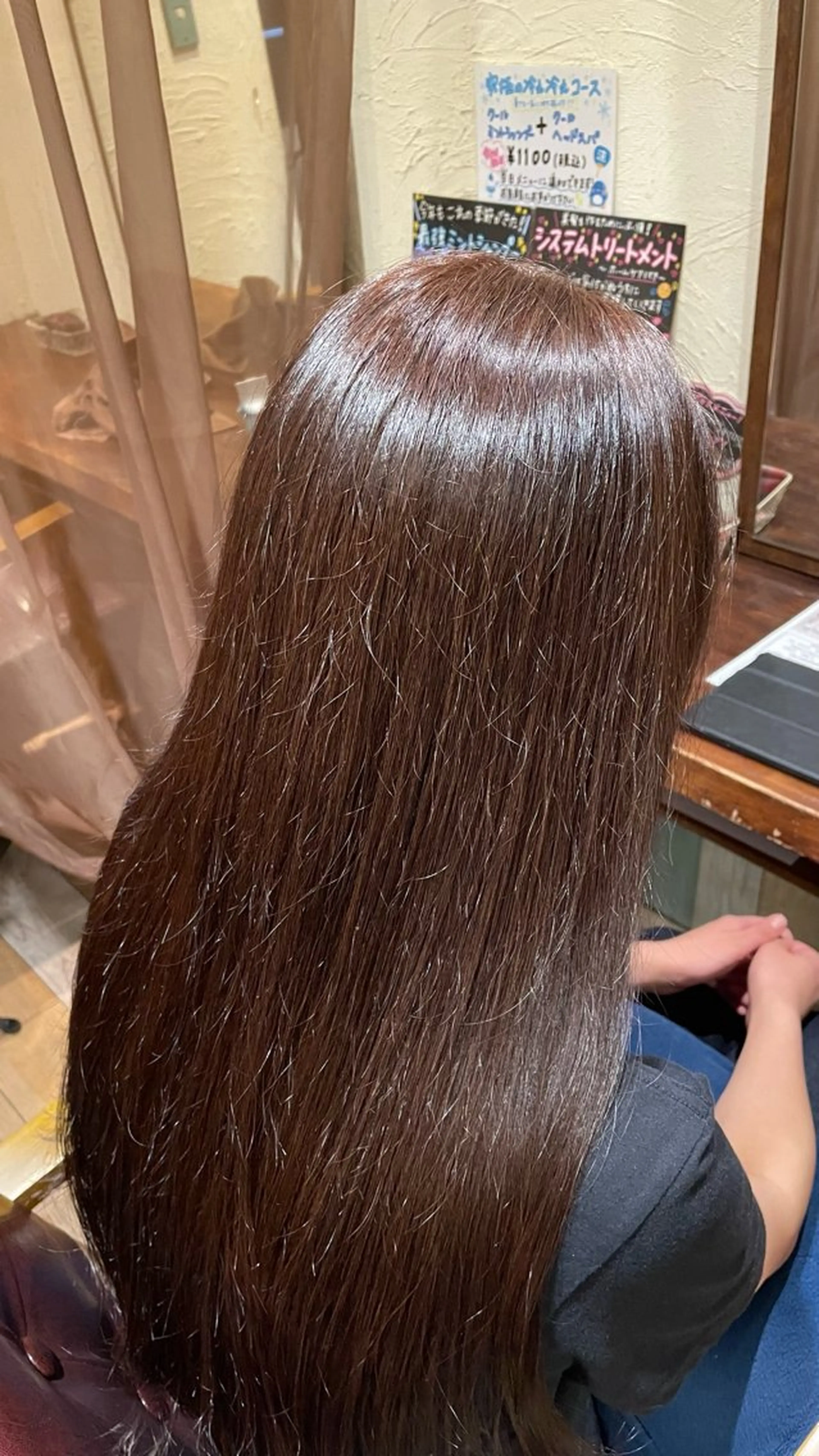 ロング カラー ブラウンカラー ココアブラウン SOYON 💝よしだみく🌟のヘアスタイル