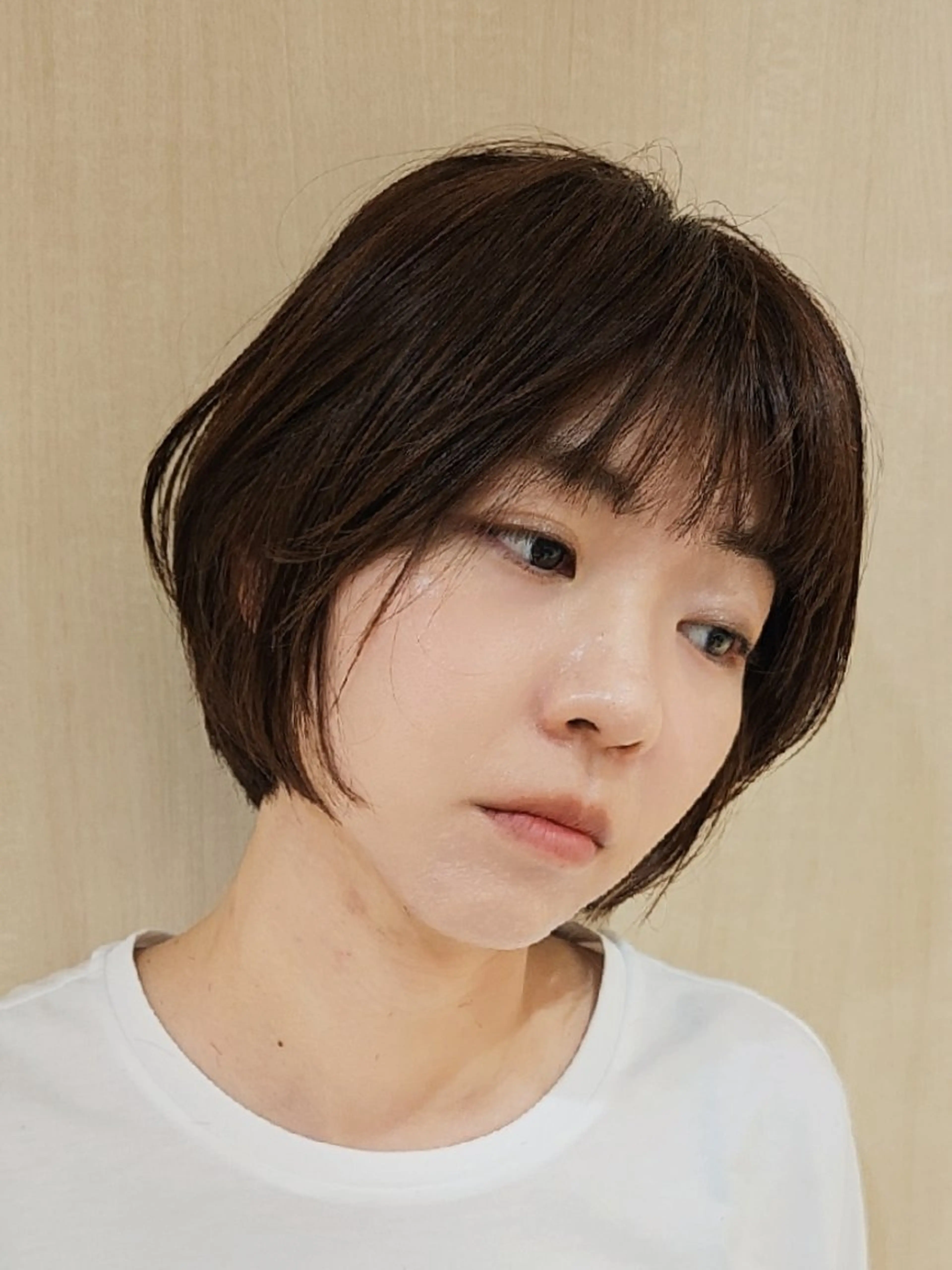 ミディアム カラー カット 社内カット講師・店長 菅原賢一のヘアスタイル