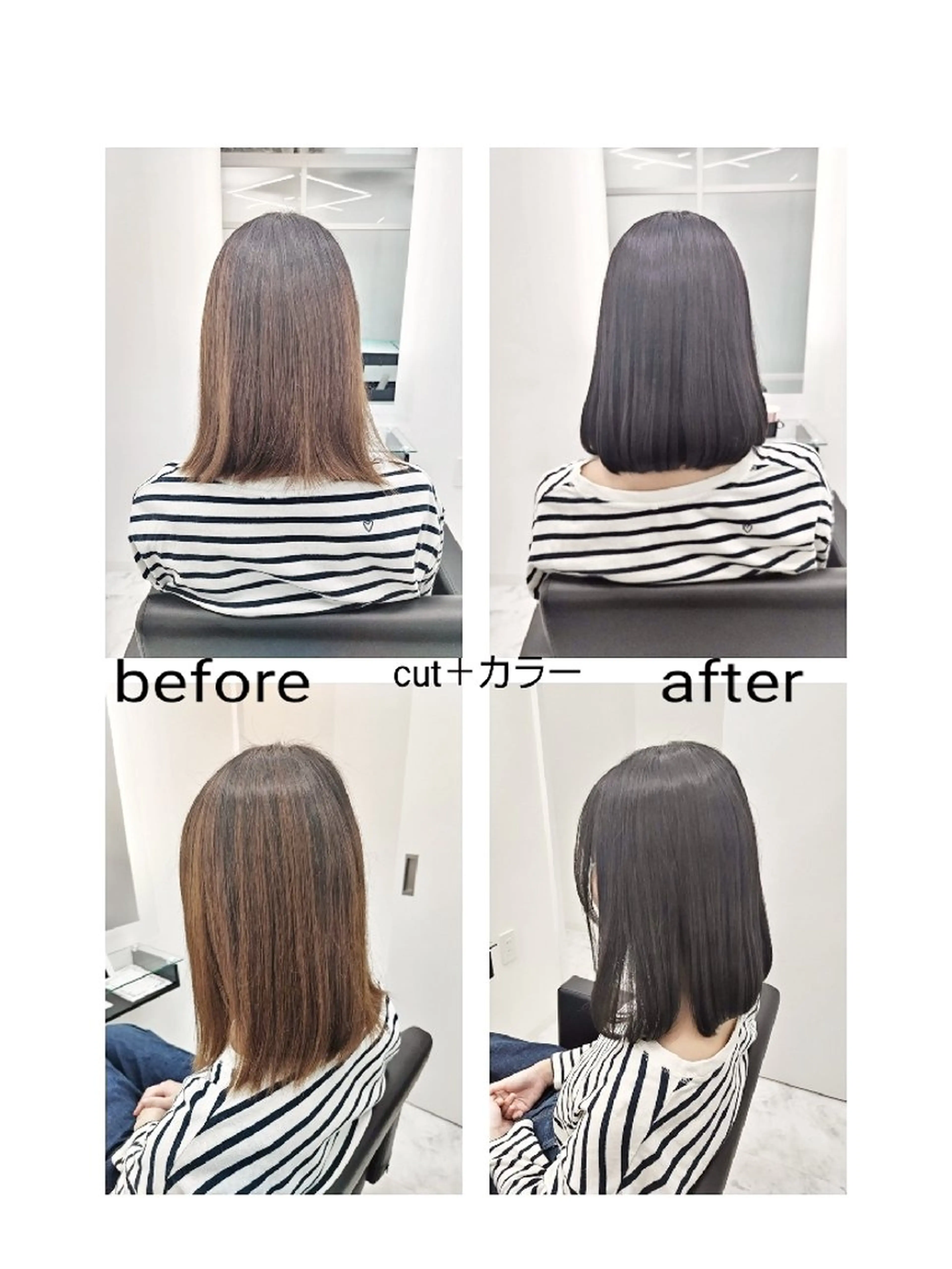 ミディアム カラー 透明感カラー 🌌髪質改善特化🌌 美髪💎齋藤玲子のヘアスタイル