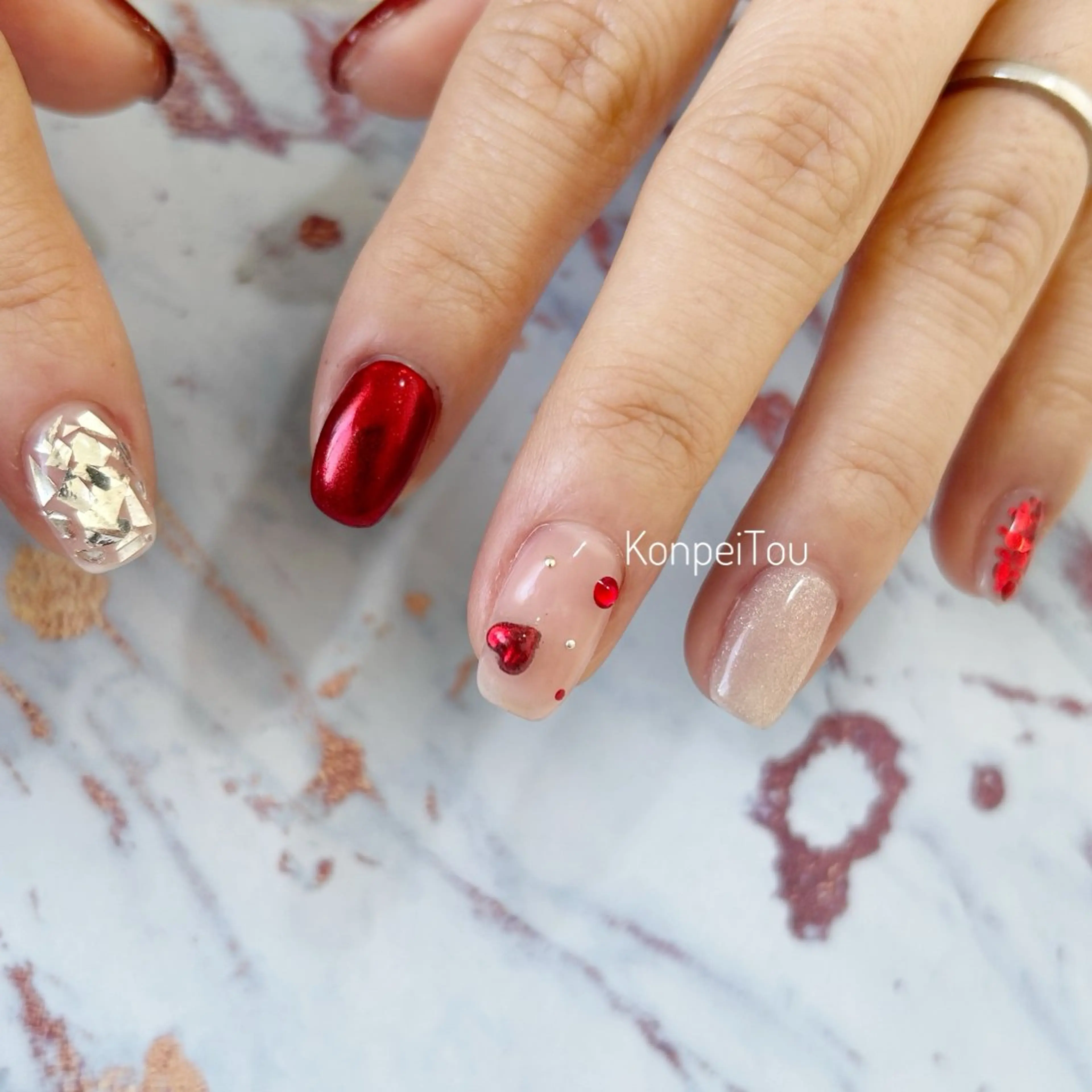 ネイル ハンドネイル おうちのネイルサロン KonpeiTouのネイルデザイン