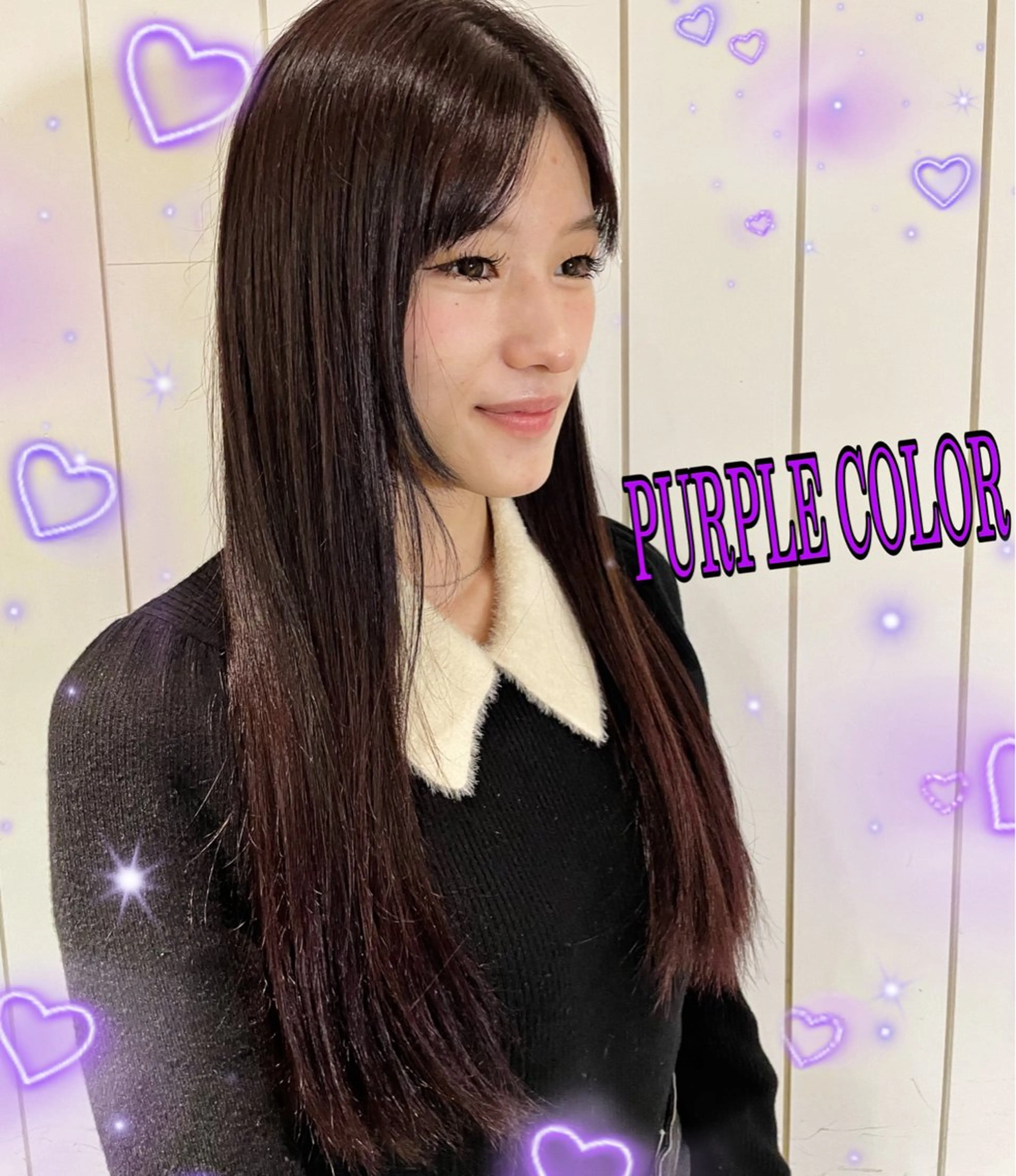 ロング カラー 透明感カラー ラベンダーカラー ♡YU KI♡のヘアスタイル