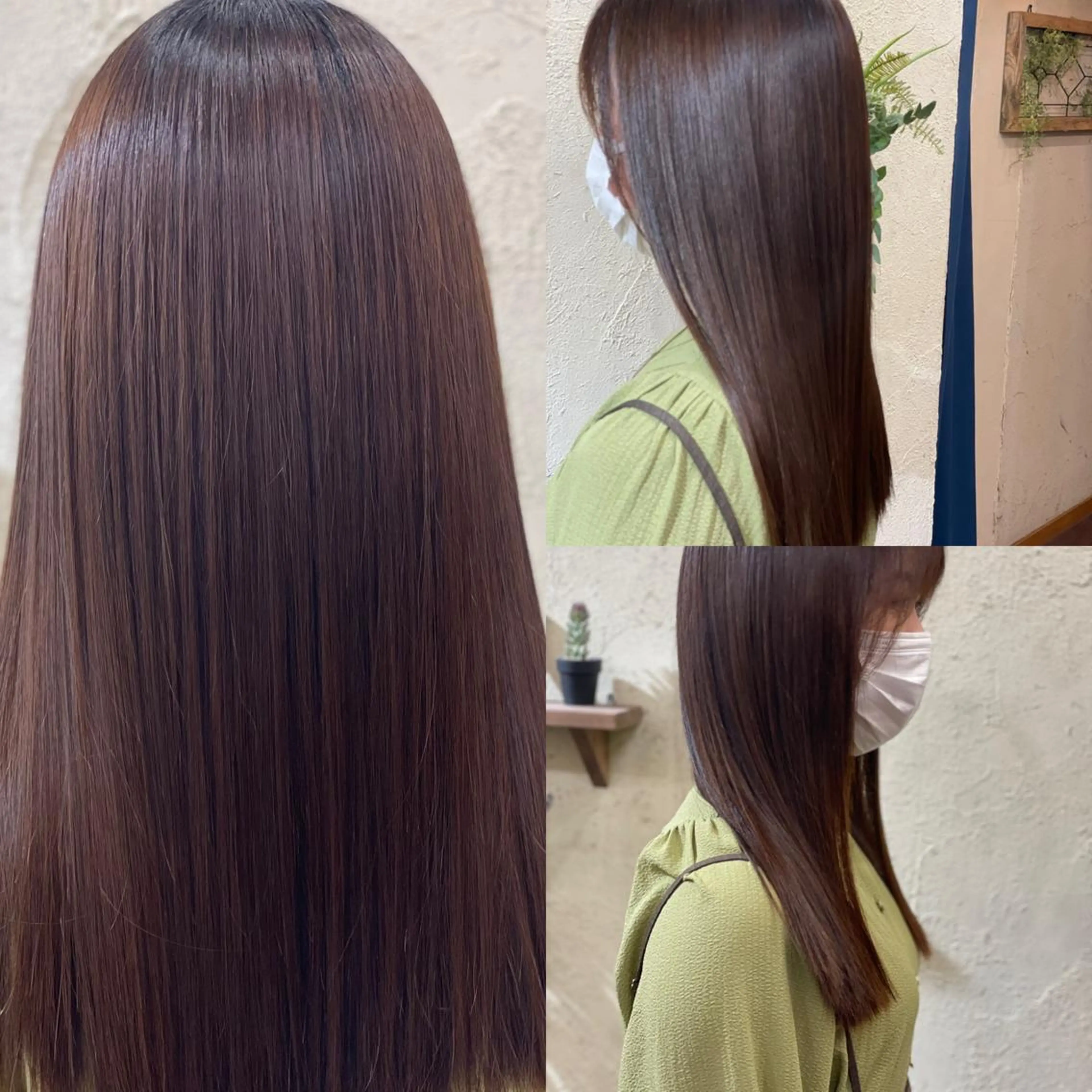 セミロング カット ヘアカラー トリートメント ヘッドスパ 木村 瞬のヘアスタイル