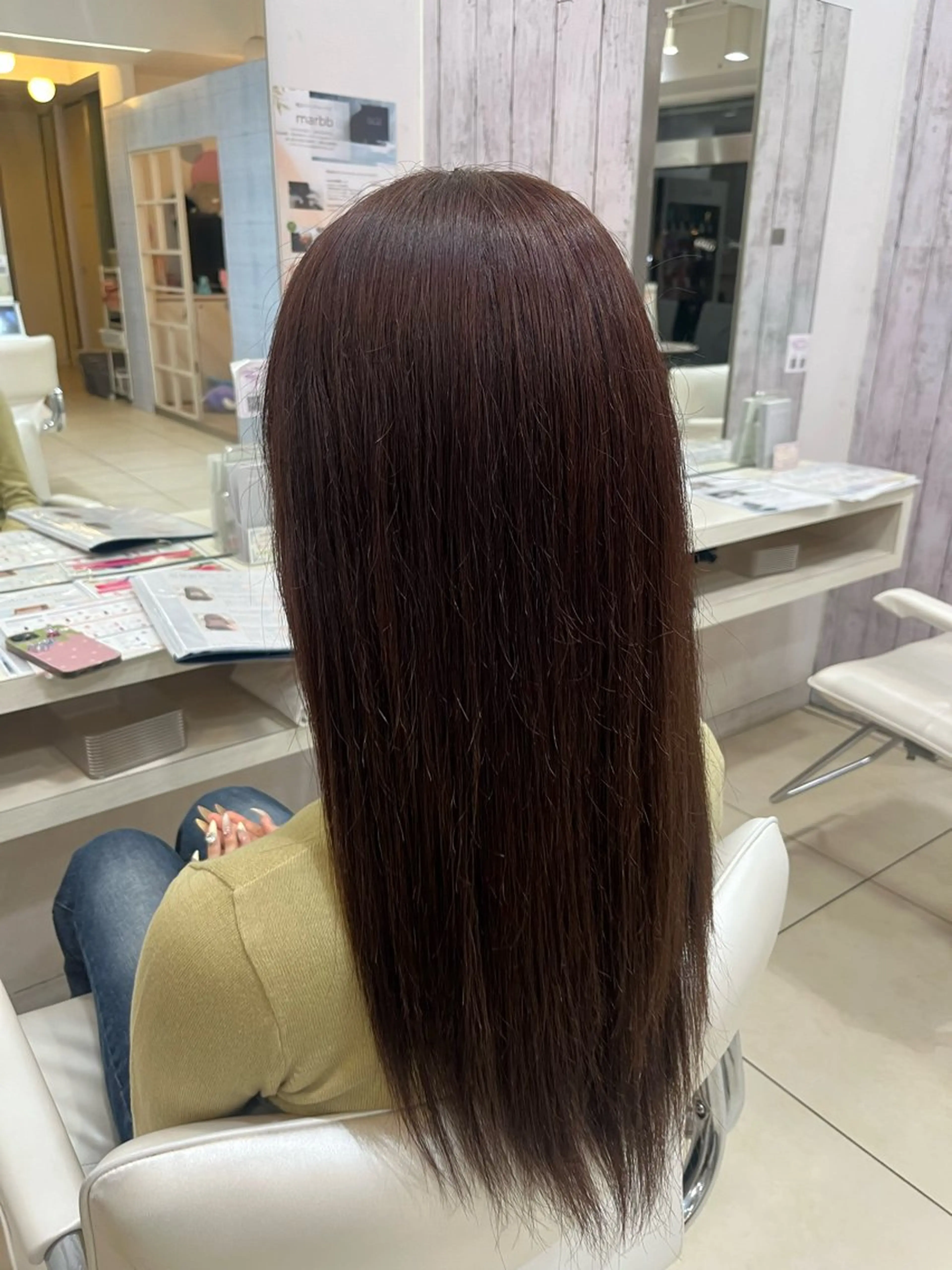 ロング カラー グレージュ ラベンダーカラー ラベンダーグレージュ ラベンダーグレー ヘアカラー トリートメント 🤎ベージュカラー/ 髪質改善/山岸🤎のヘアスタイル