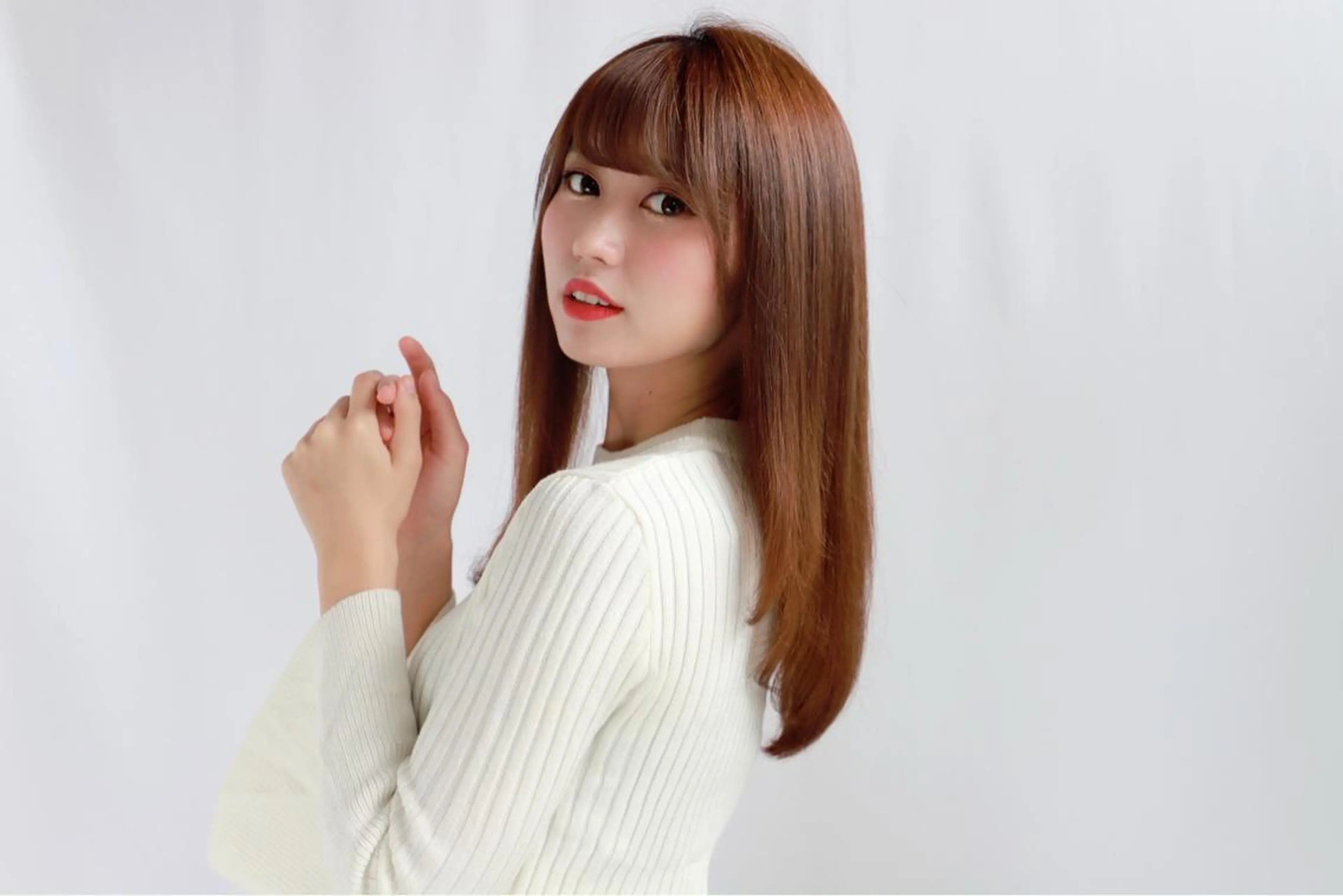 ロング カラー パーマ カット ヘアカラー トリートメント ヘッドスパ 前髪/ハイライト得意 安西駿一 【銀座】のヘアスタイル