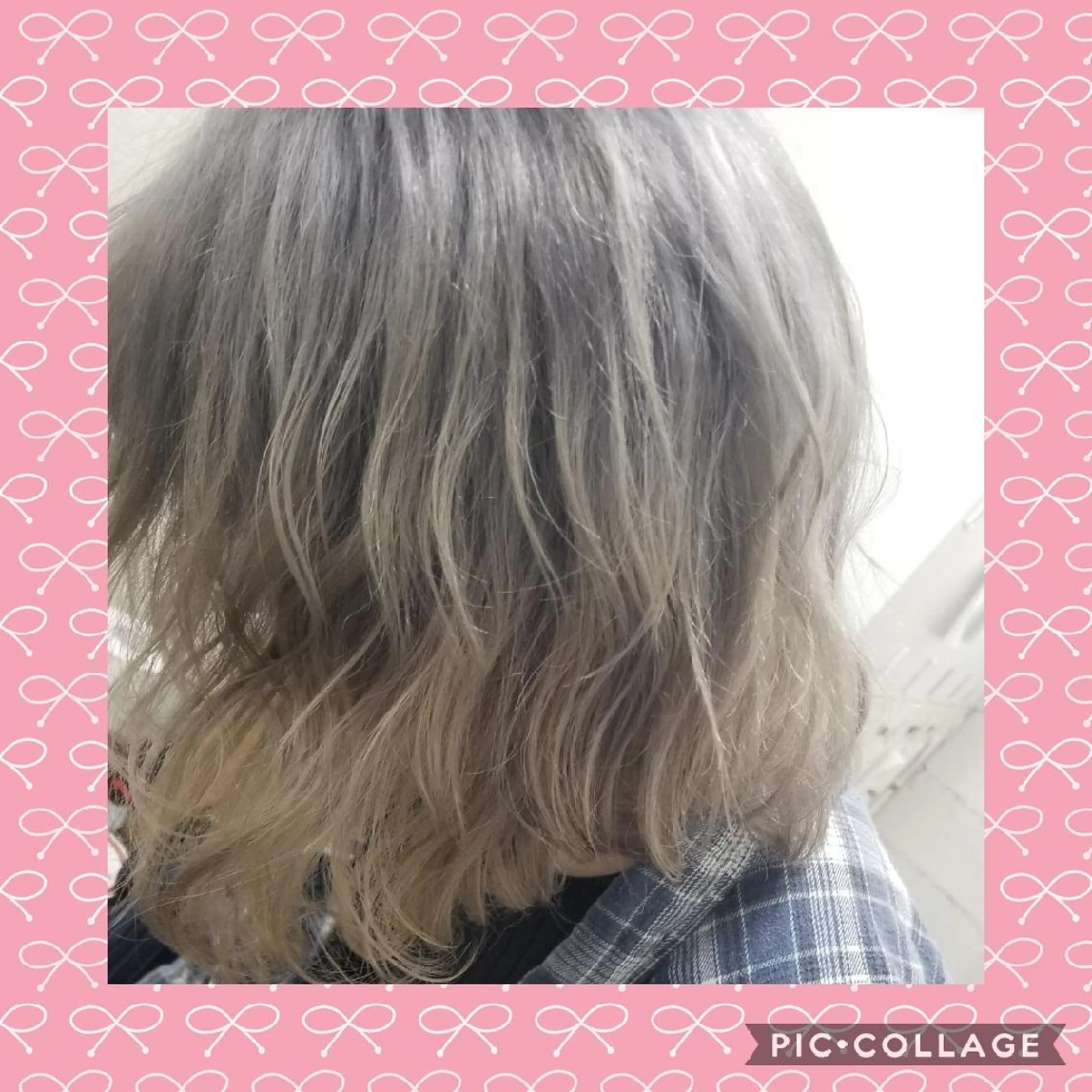 ショート カラー ブリーチ グレージュ カット ヘアカラー トリートメント SAKURA (サクラ)のヘアスタイル