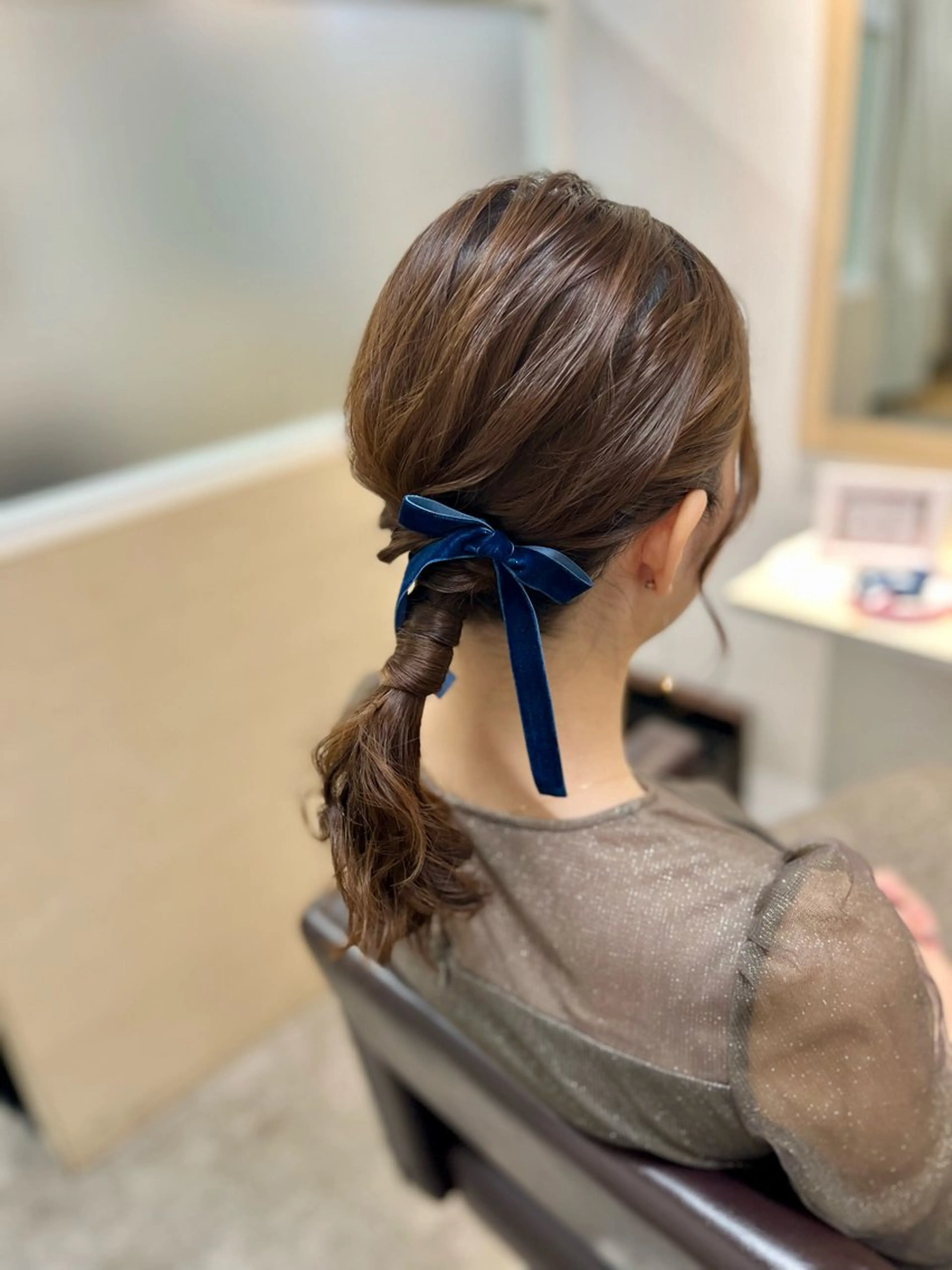 ヘアアレンジ ポニーテール 似合わせヘアメイク 💐オダギリチアキのヘアスタイル