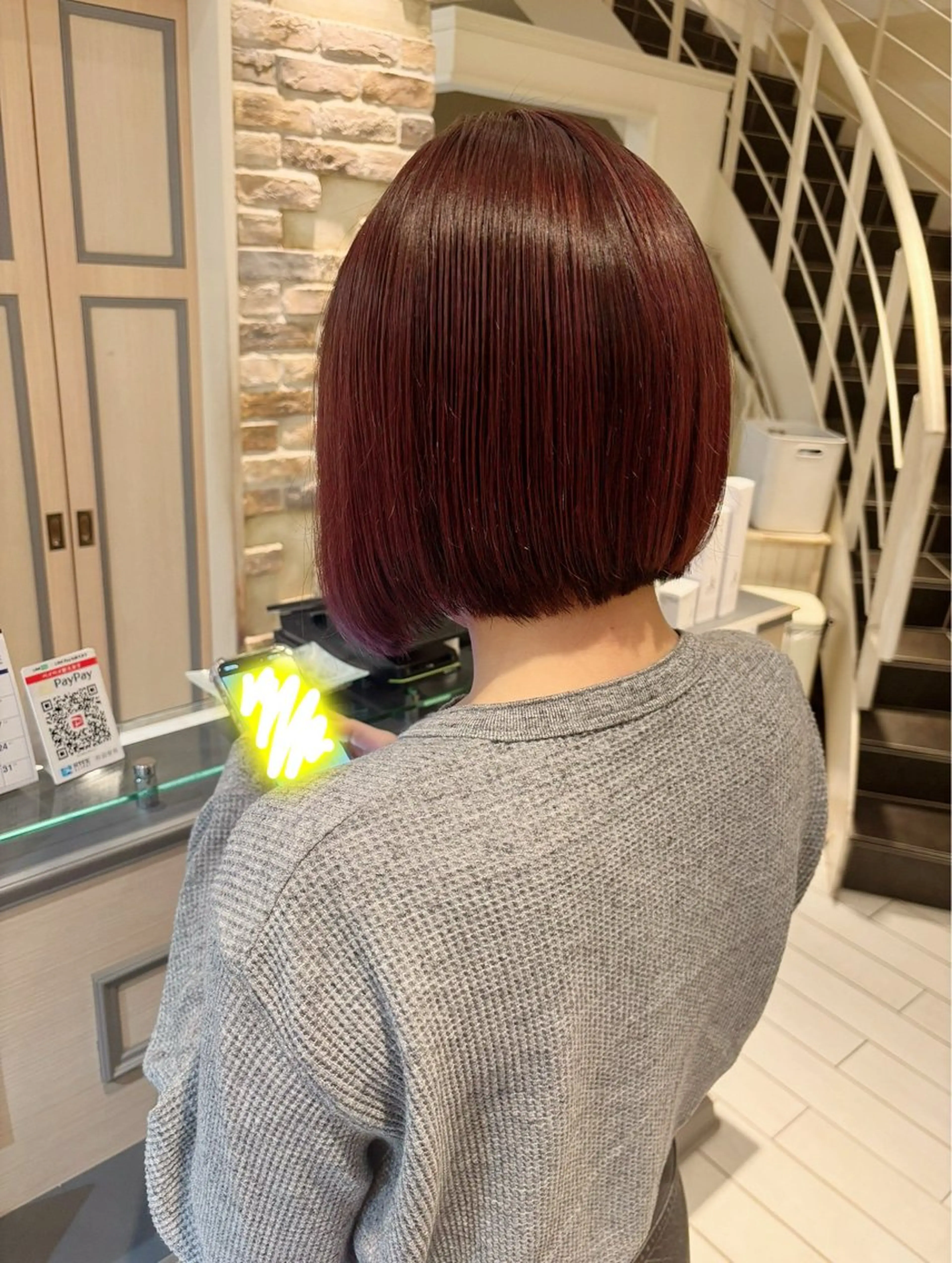 ミディアム ヘアカラー トリートメント Noel .⋆𝜗𝜚のヘアスタイル