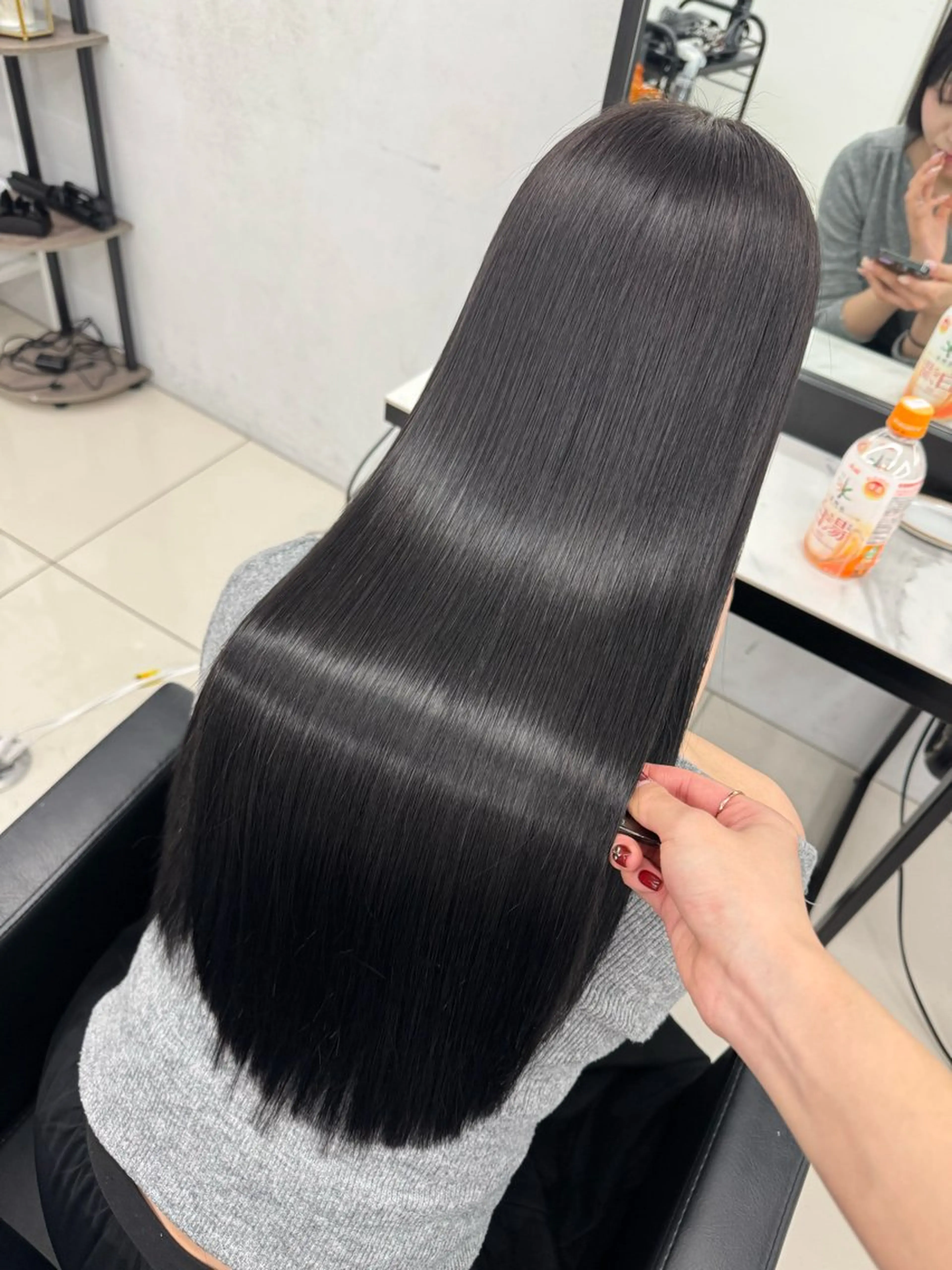 ロング ヘアカラー トリートメント AOl所属・🫧艶髪🪽 Karinのヘアスタイル