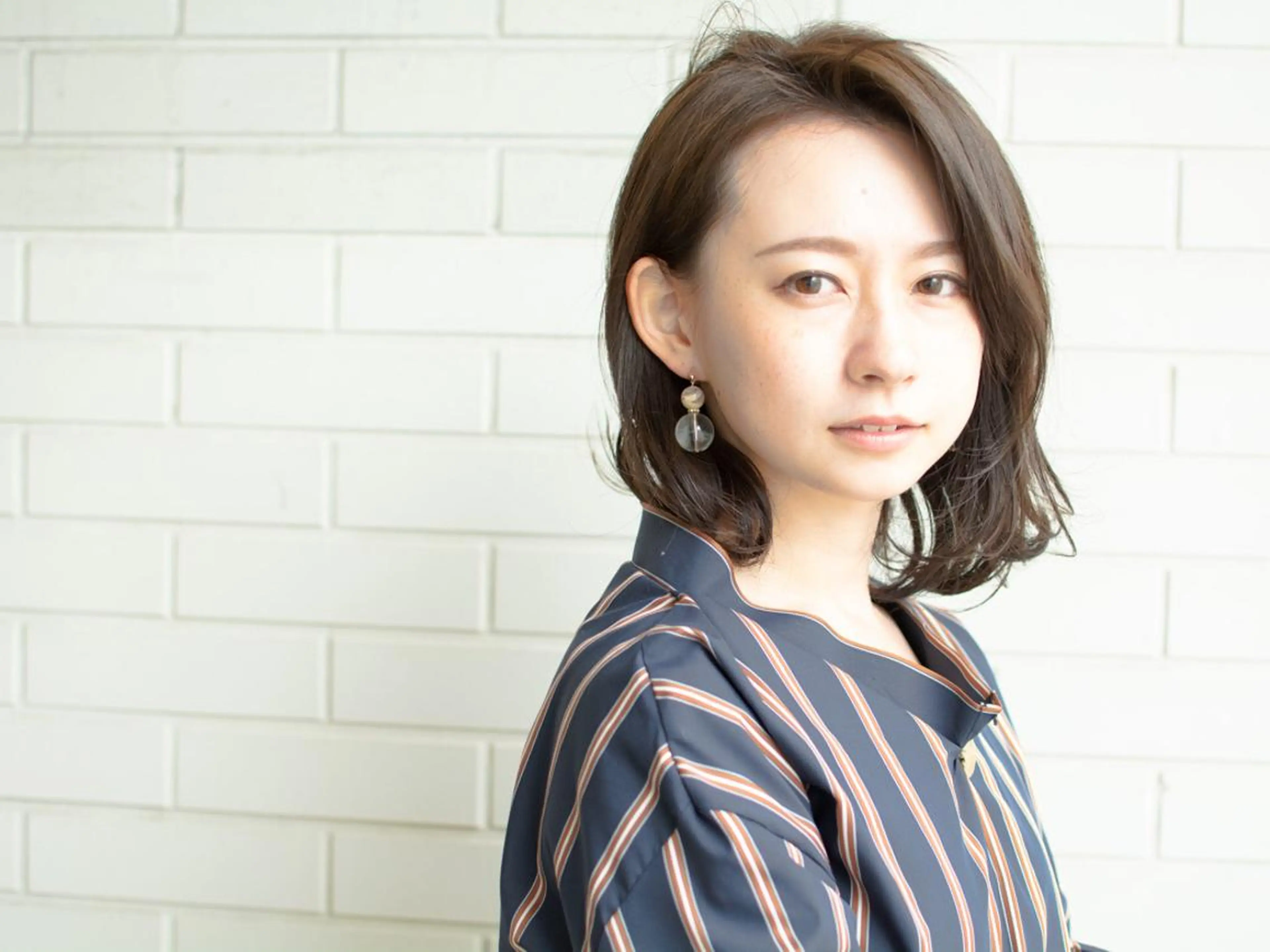 ミディアム カラー ショートボブ ベージュカラー ブルーカラー ブルージュ グレージュ カット ヘアカラー トリートメント 斉藤 正敏のその他イメージ