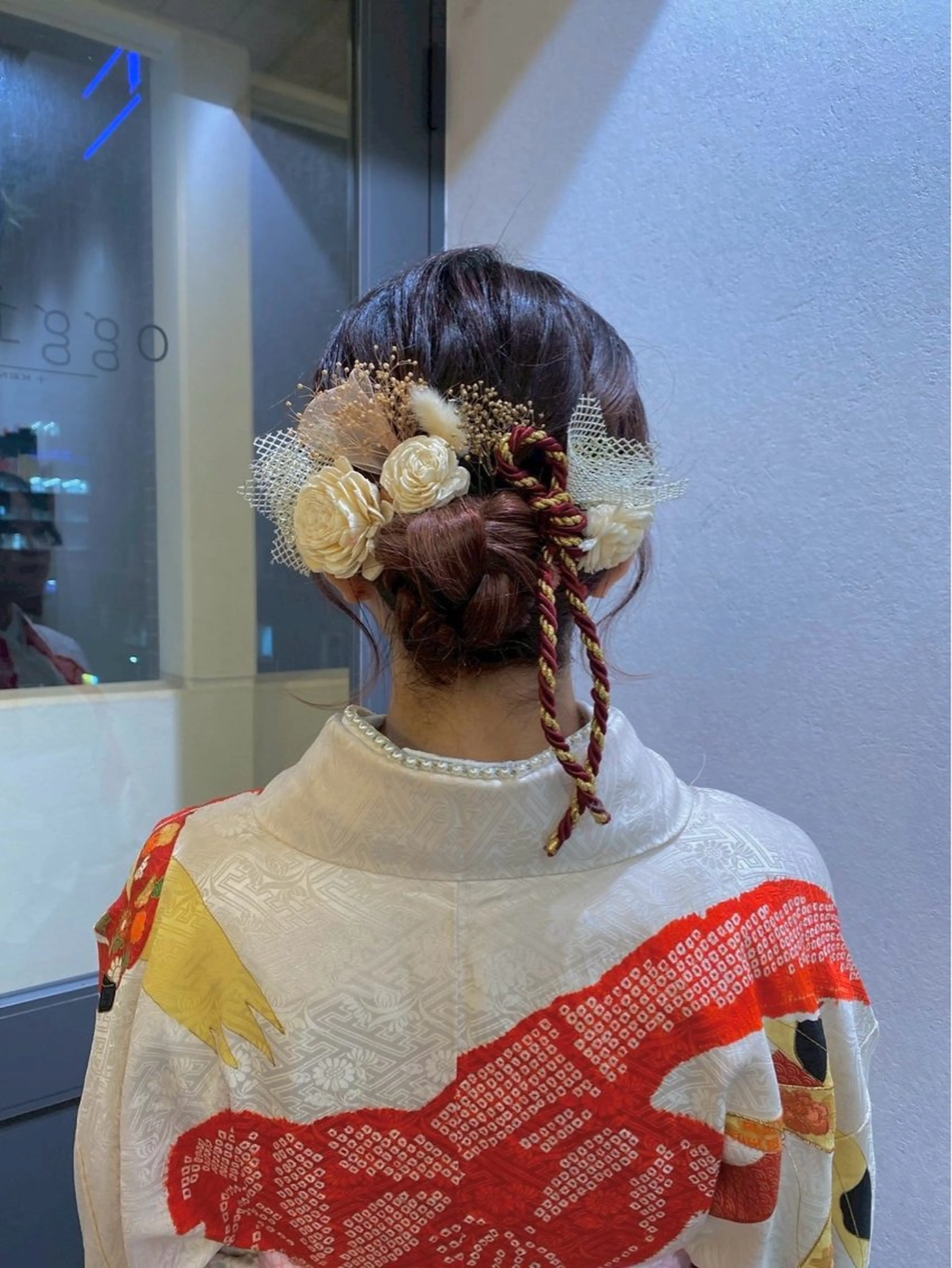 セミロング 卒業式のヘアスタイル 向山 月雫のヘアスタイル