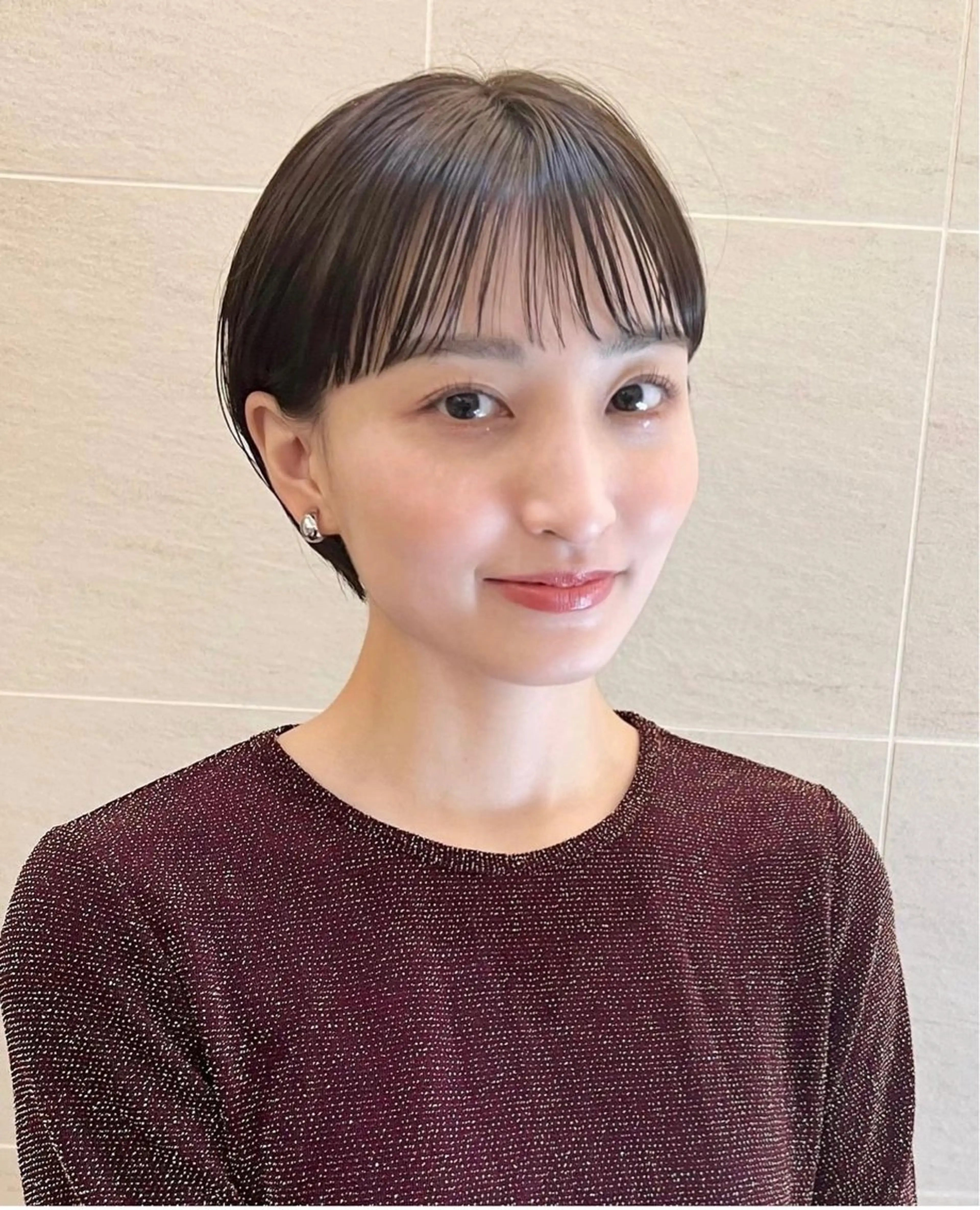 ショート カラー ショートヘア 撮影モデル様募集 直樹のヘアスタイル