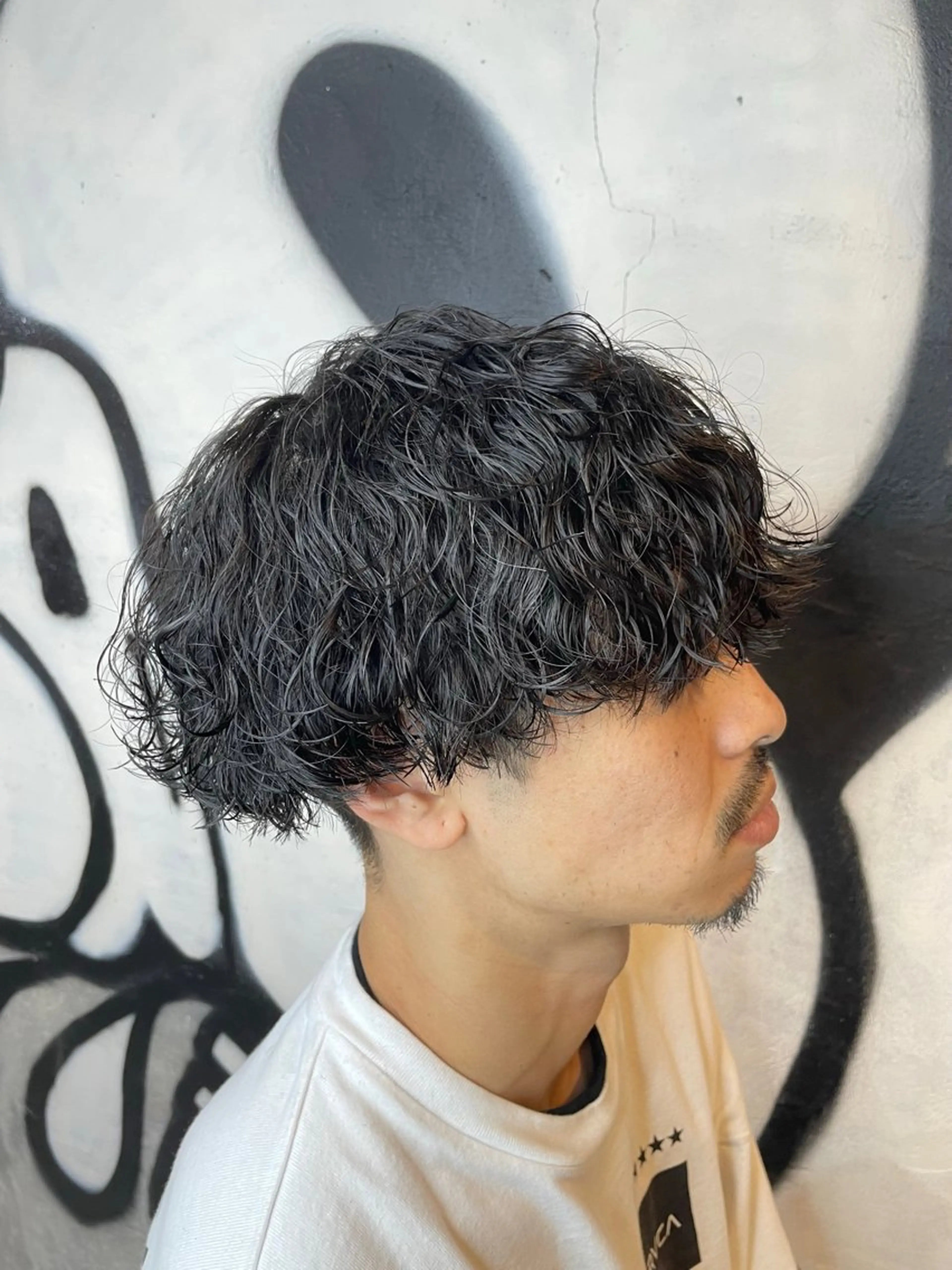 パーマ メンズ メンズパーマ 波巻きパーマ kearny 坂輪 祐樹【上野】のヘアスタイル