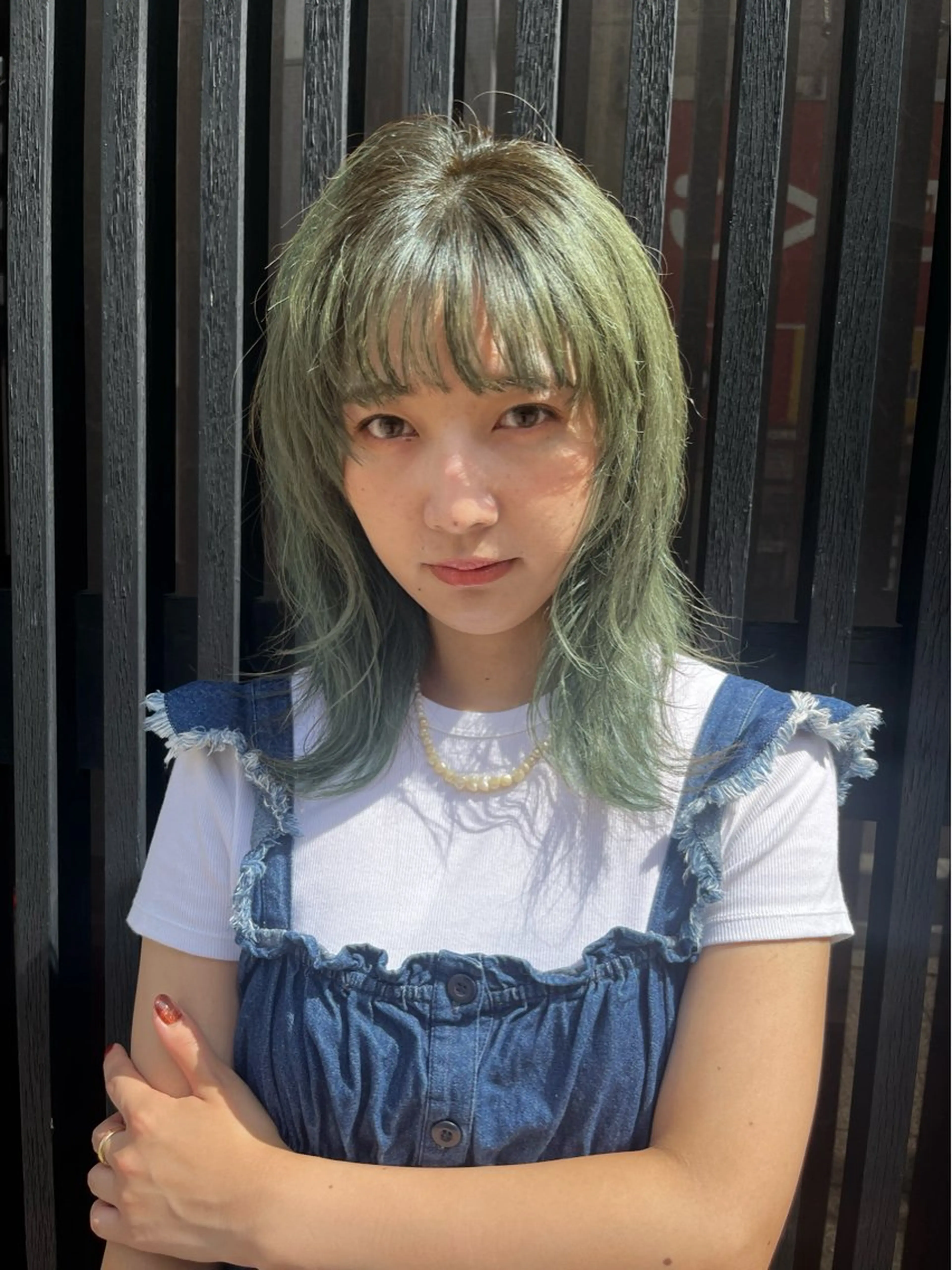 ミディアム カラー レイヤーカット カット ヘアカラー トリートメント レイヤーカット/ブラ ウンカラー/河野凜のヘアスタイル