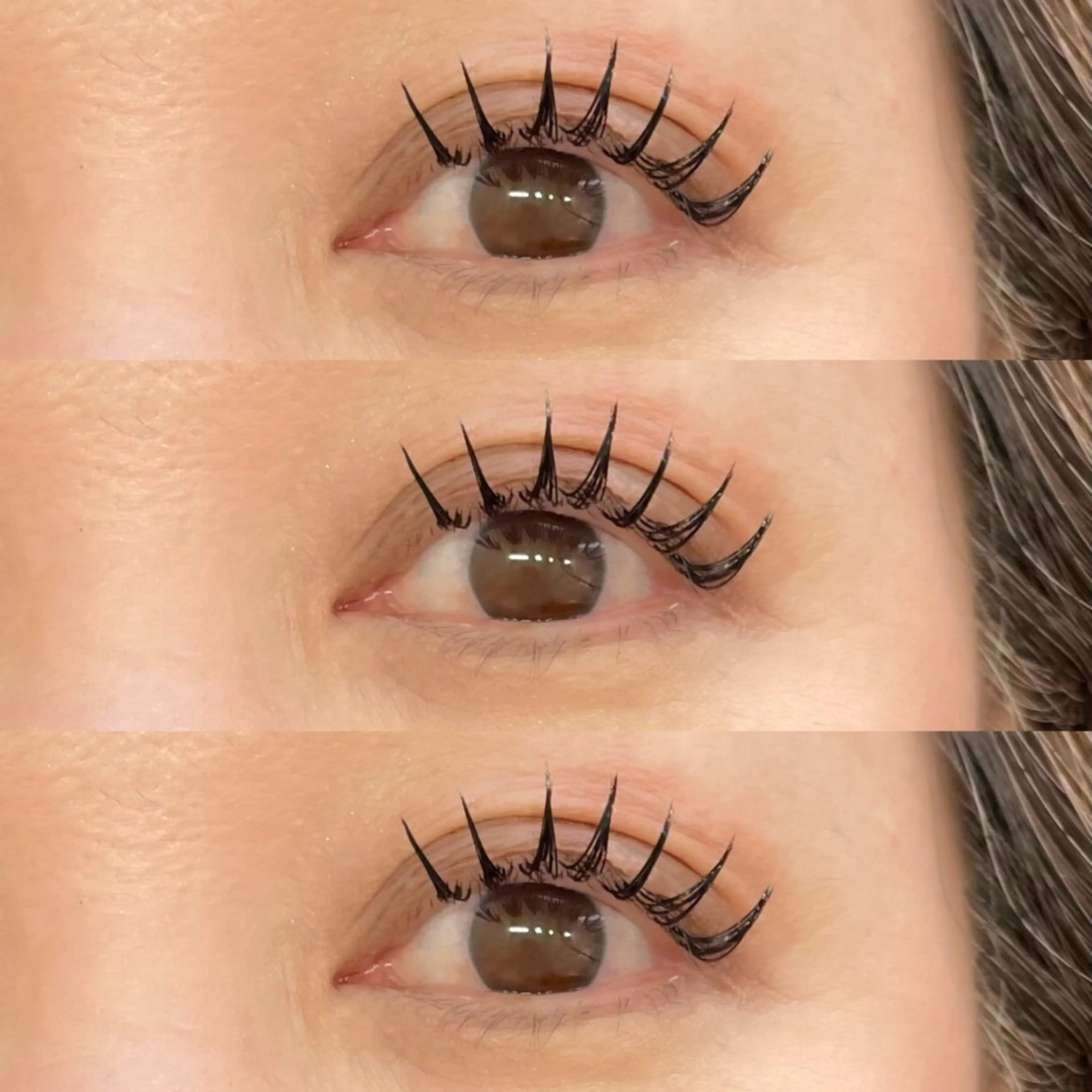 マツエク・マツパ Lカール elu+ rinaのマツエク・マツパデザイン