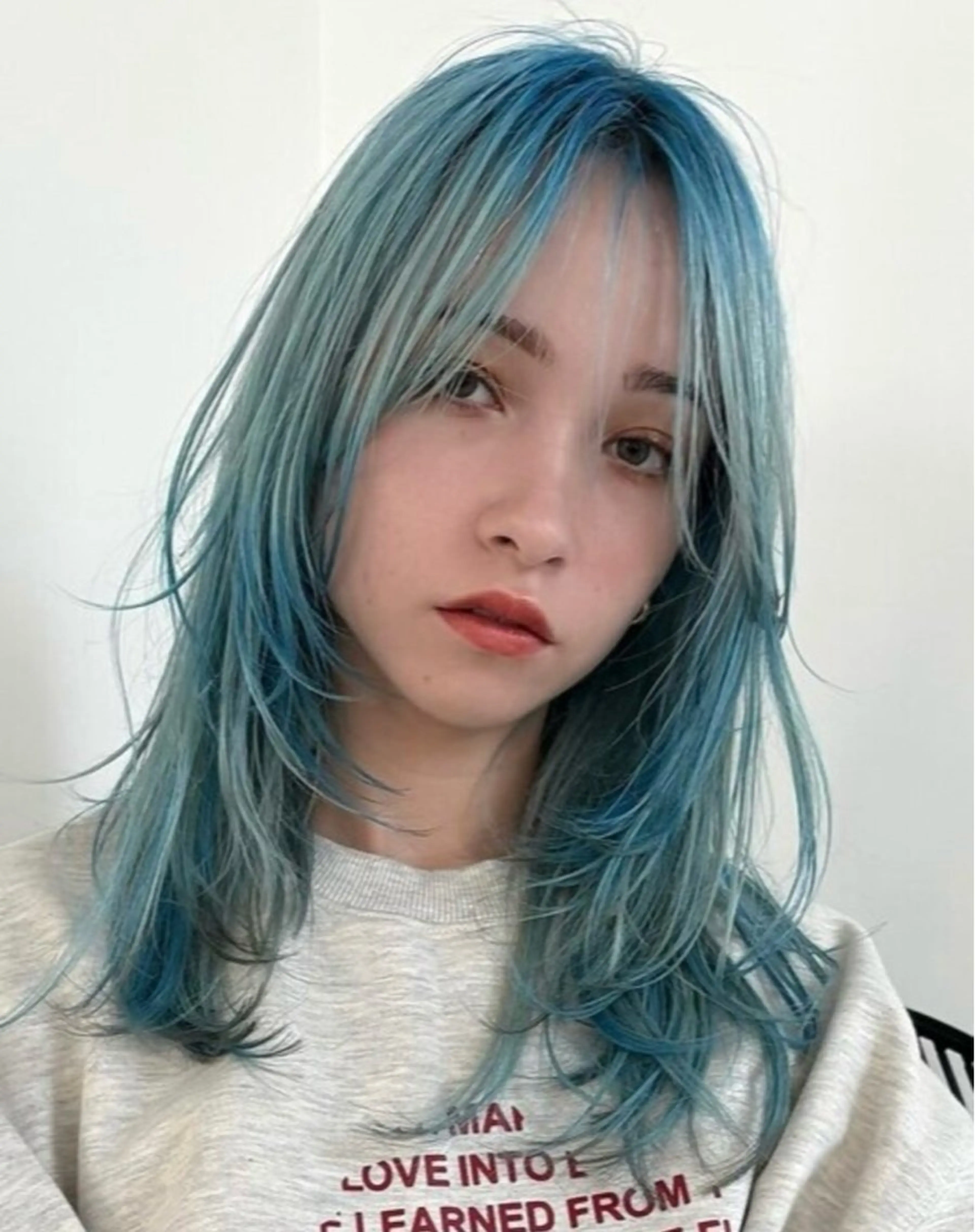 セミロング レイヤーカット カット レイヤー／デザイン カット／ヒナノのヘアスタイル