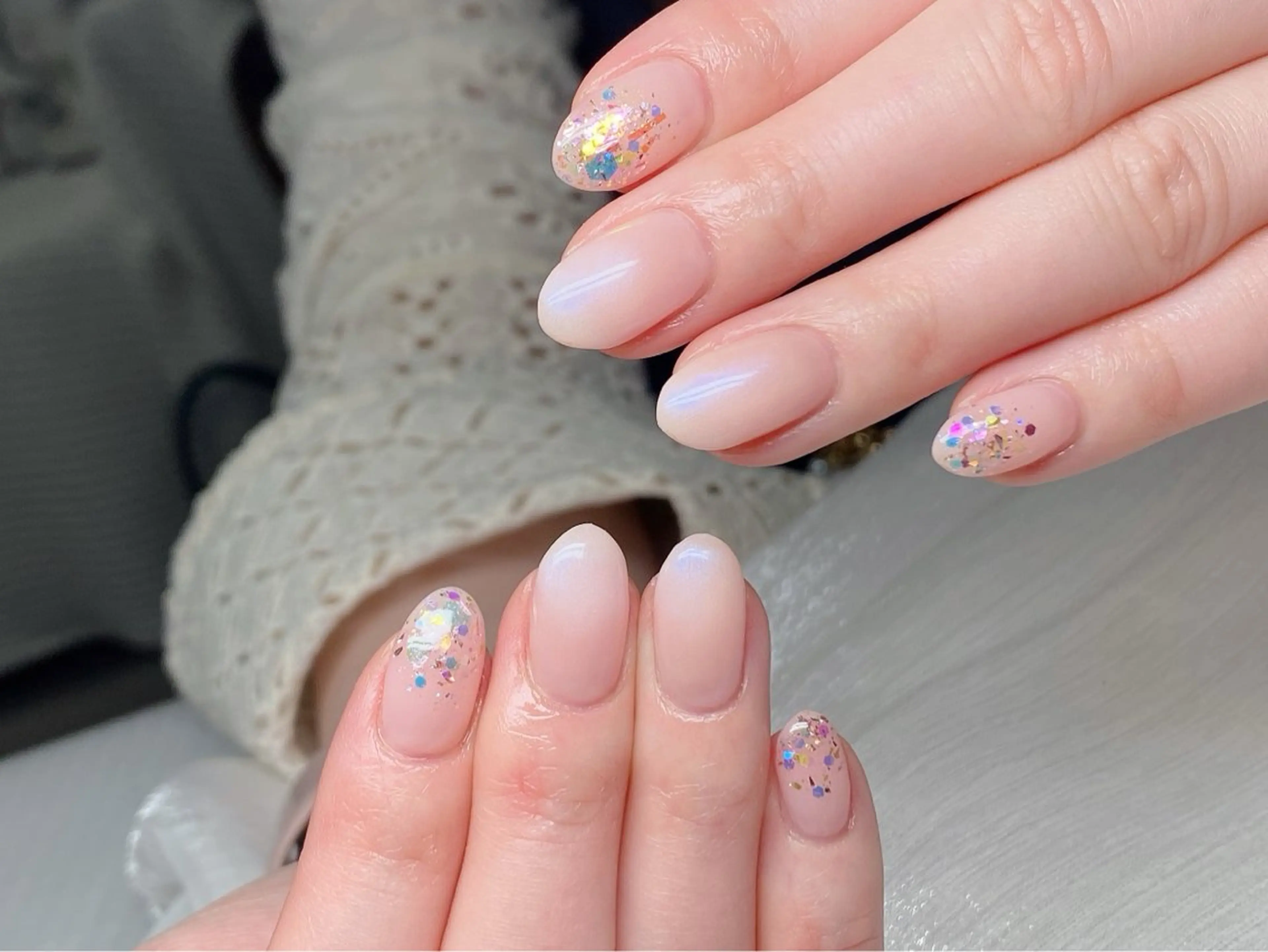 ネイル アートネイル チークネイル 長さ出し フラッシュネイル フットネイル Nail Annのネイルデザイン