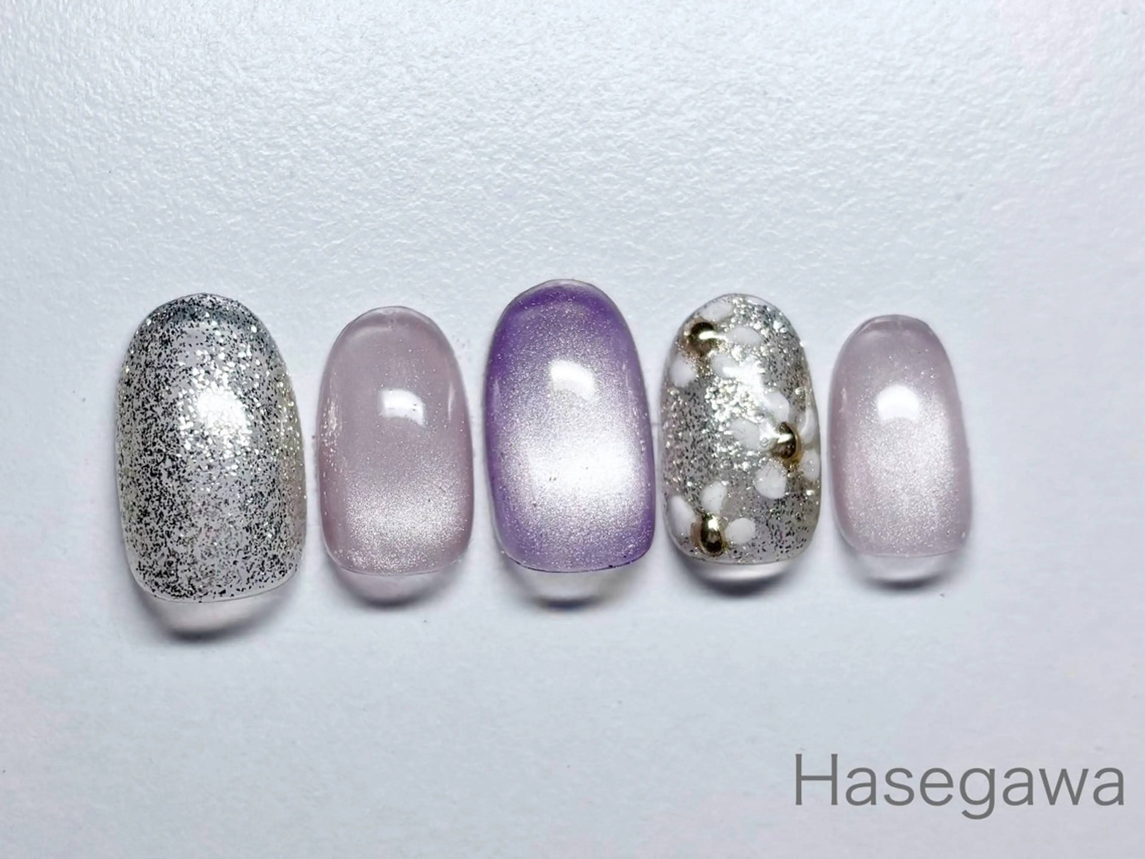 ネイル アートネイル マグネットネイル ハンドネイル DROP所属・DROP 長谷川のネイルデザイン