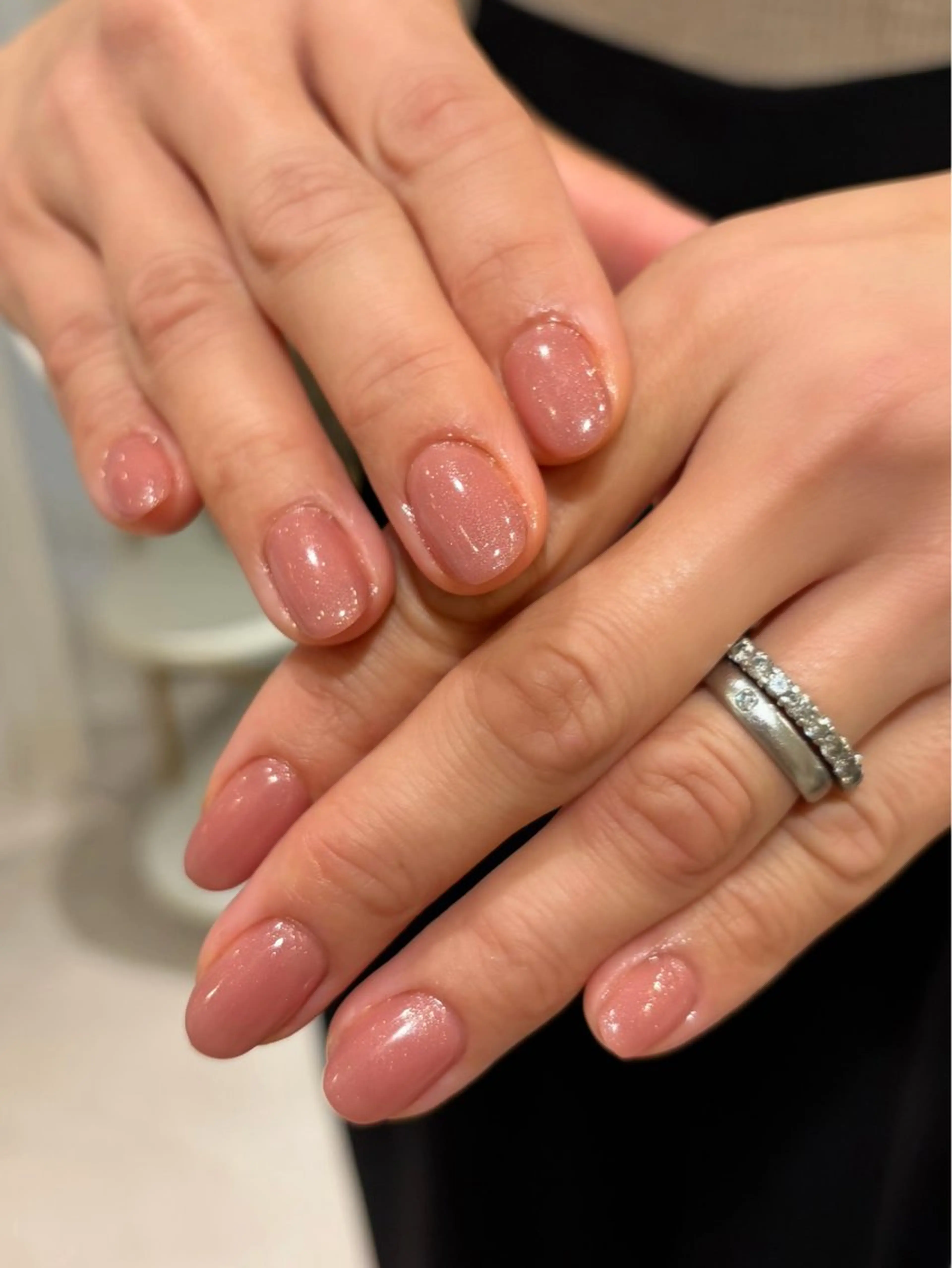 ネイル ラメ(グリッター) ワンカラーネイル salon madre Sakiのネイルデザイン