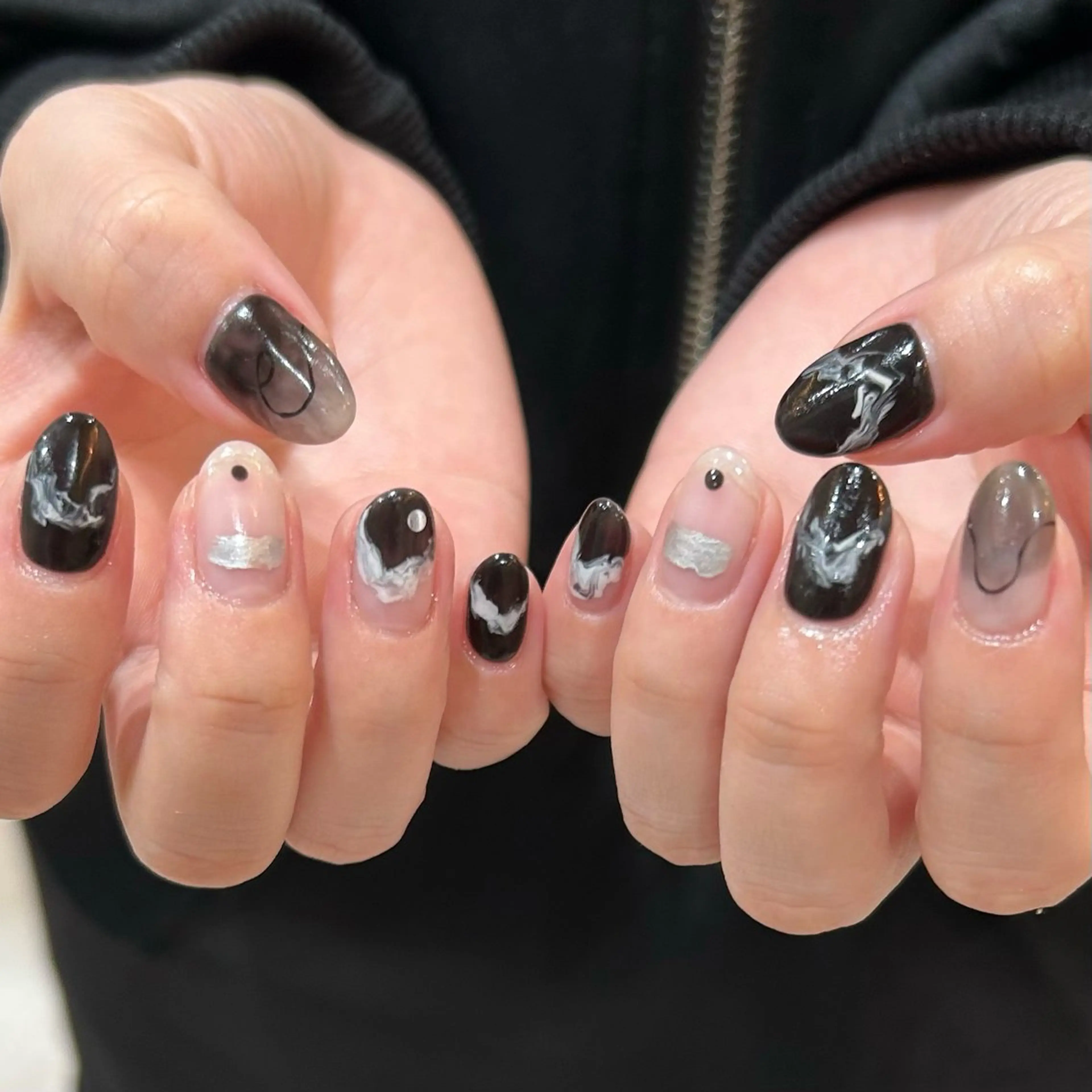 ネイル ジェルネイル パラジェル 春ネイル ハンドネイル shio ♡ 20.21日空きありのネイルデザイン