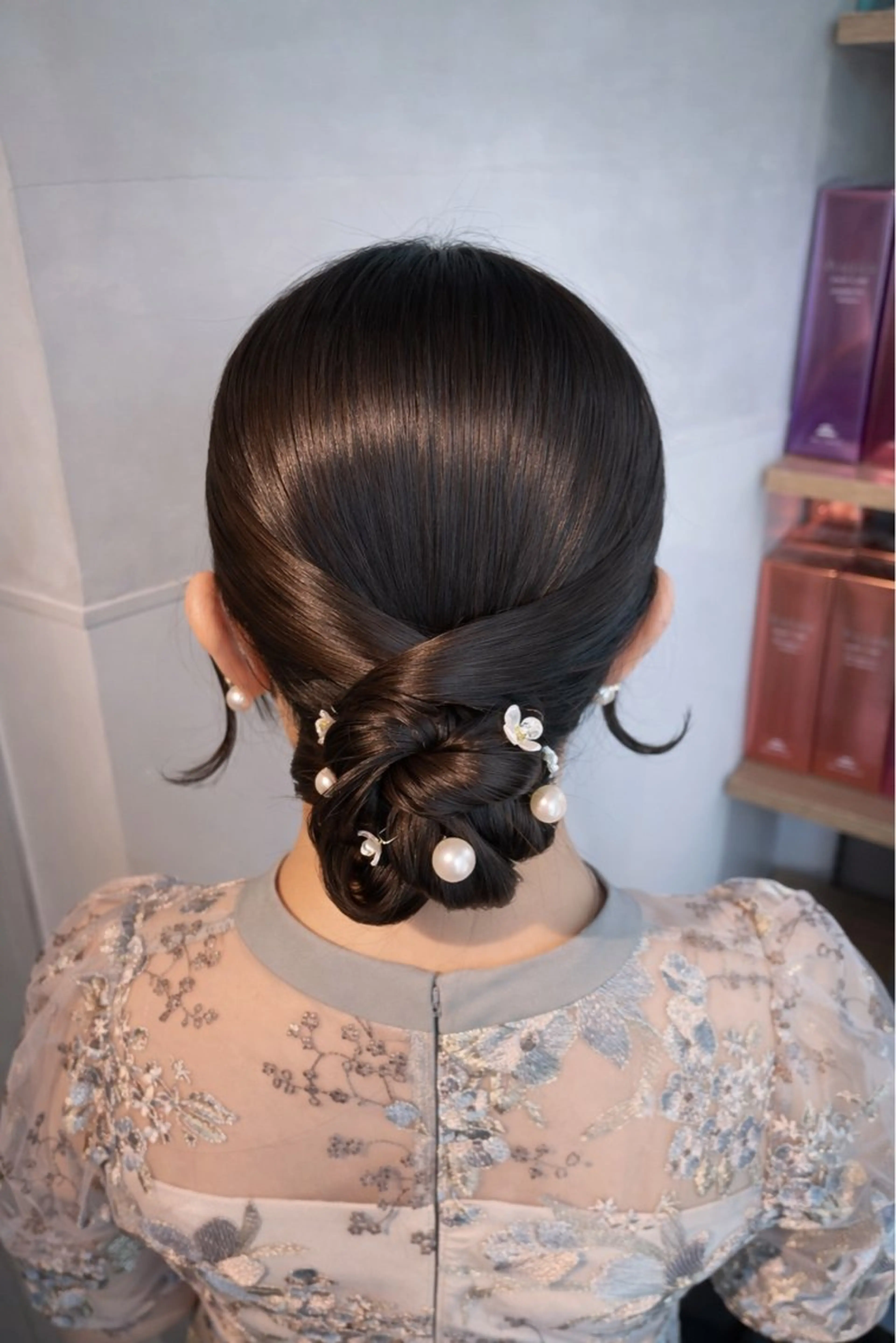 ヘアアレンジ 結婚式・ブライダル 卒業式のヘアスタイル ヘアセット charm《銀座》 ヘアセット/縮毛矯正のヘアスタイル