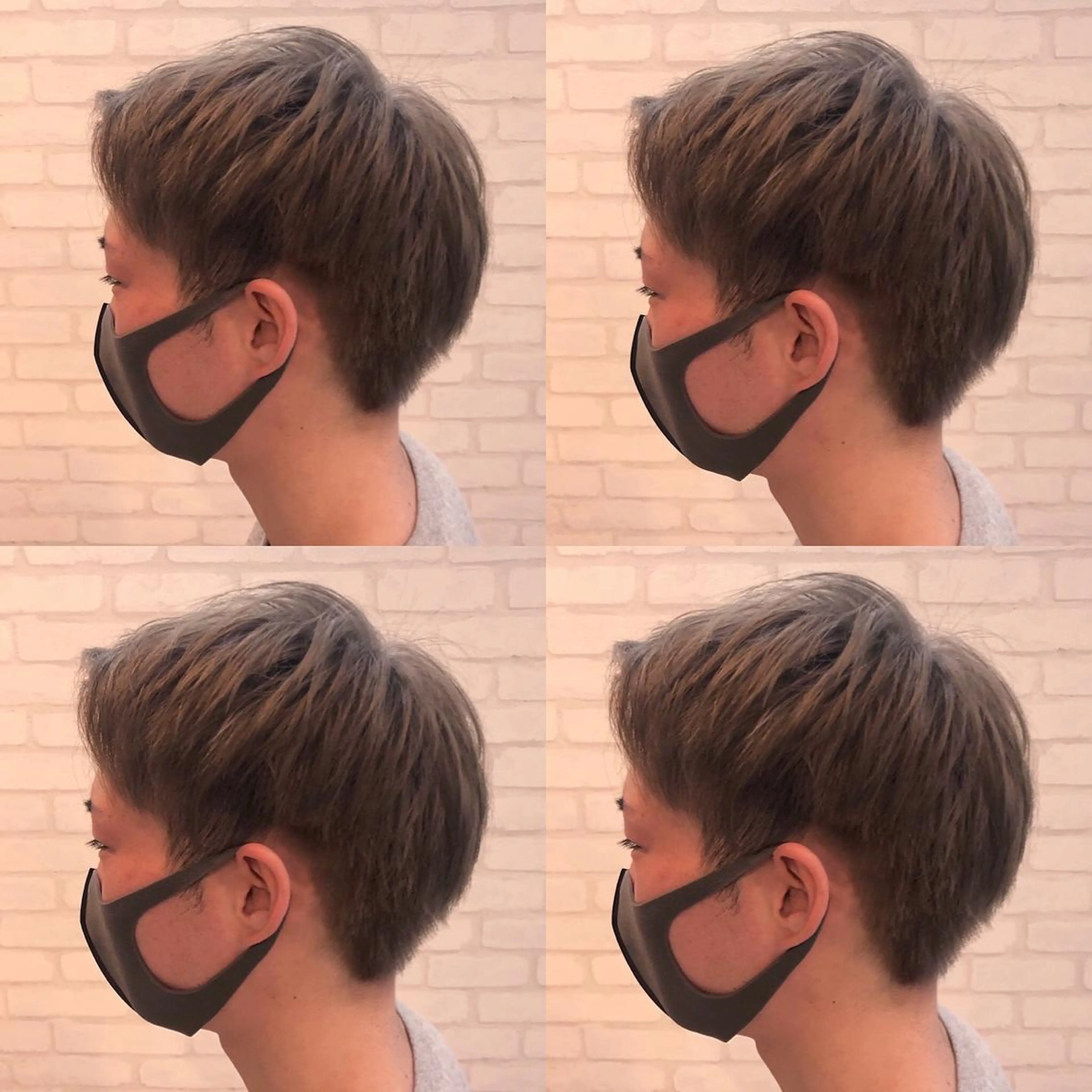 ショート カラー メンズ アップバング 🌷MAYU 🌷のヘアスタイル