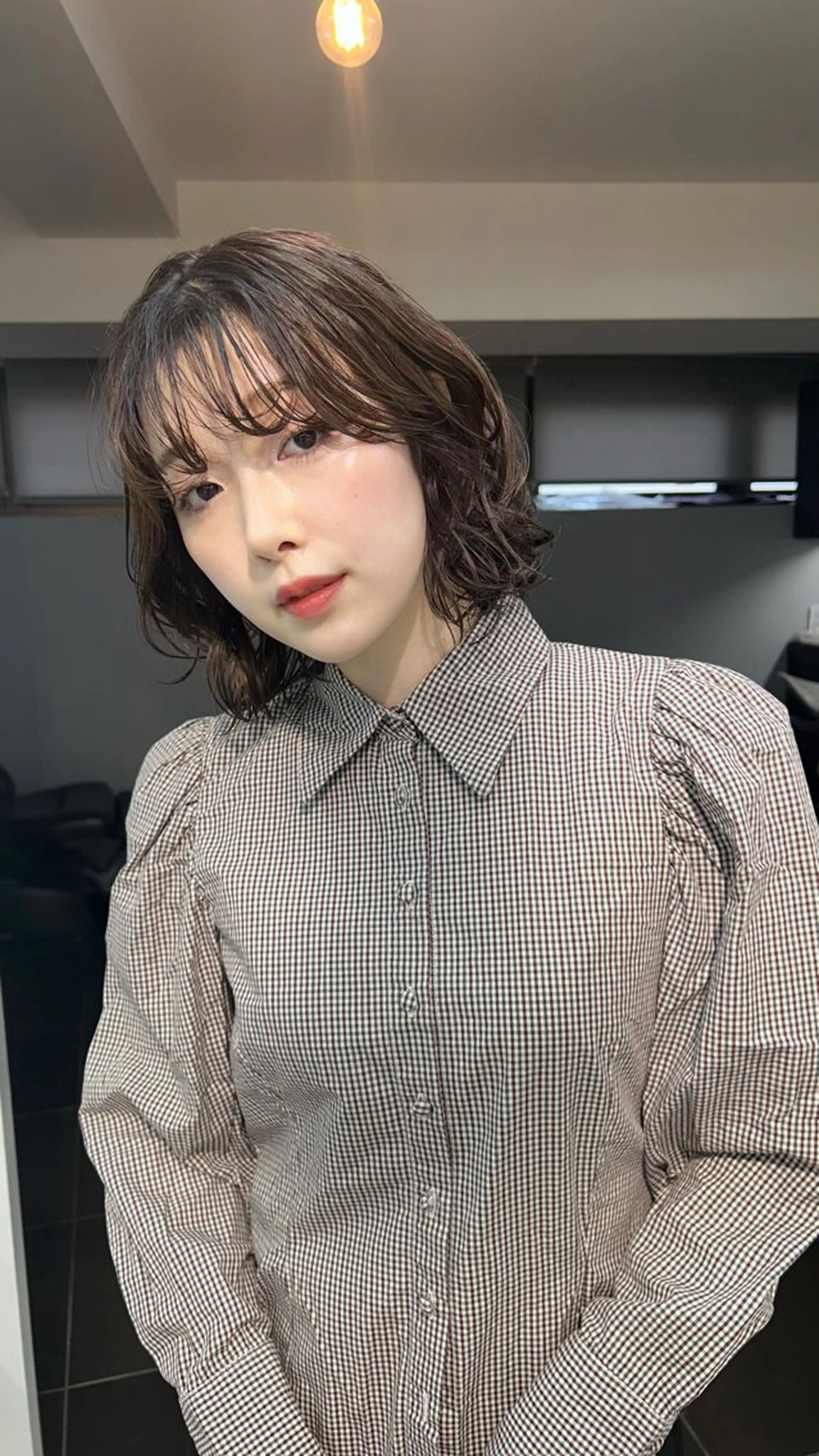 ミディアム ナチュラル×色気パ ーマ 渋谷/マナミのヘアスタイル