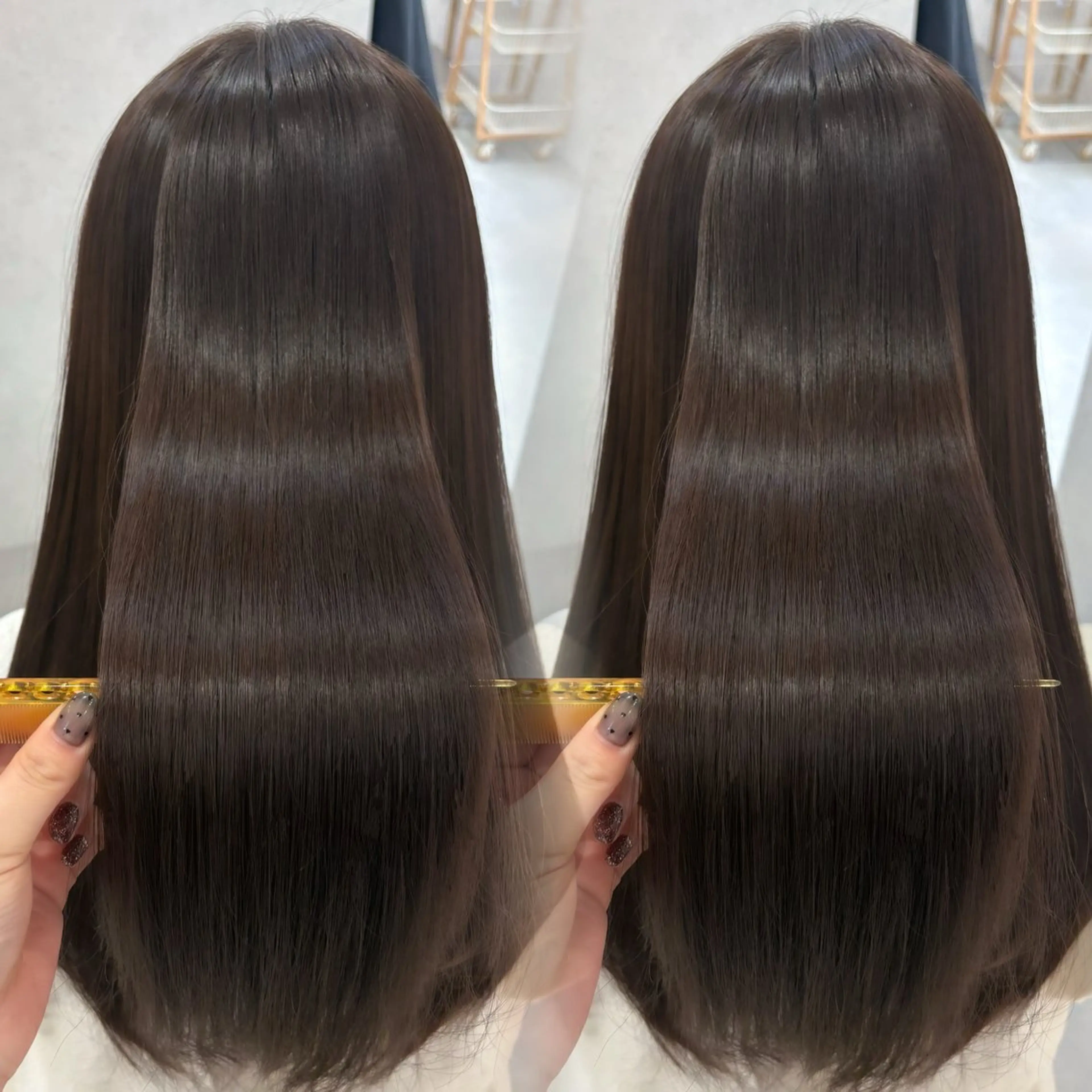 ロング カラー カット ヘアカラー 透明感/チョコカラー 💍TAMA💍のヘアスタイル