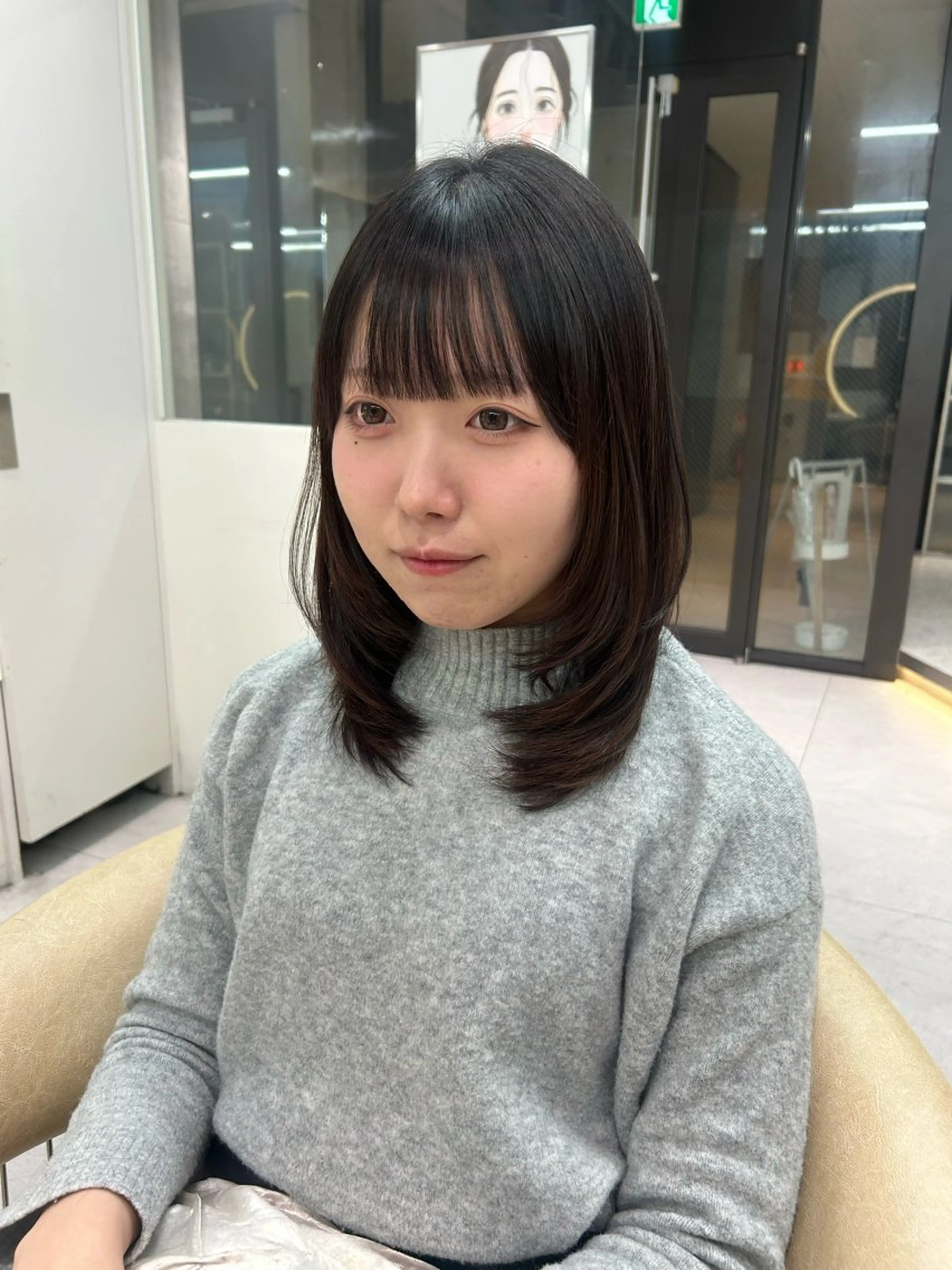 ミディアム あ い か 🎀 レイヤーカットのヘアスタイル