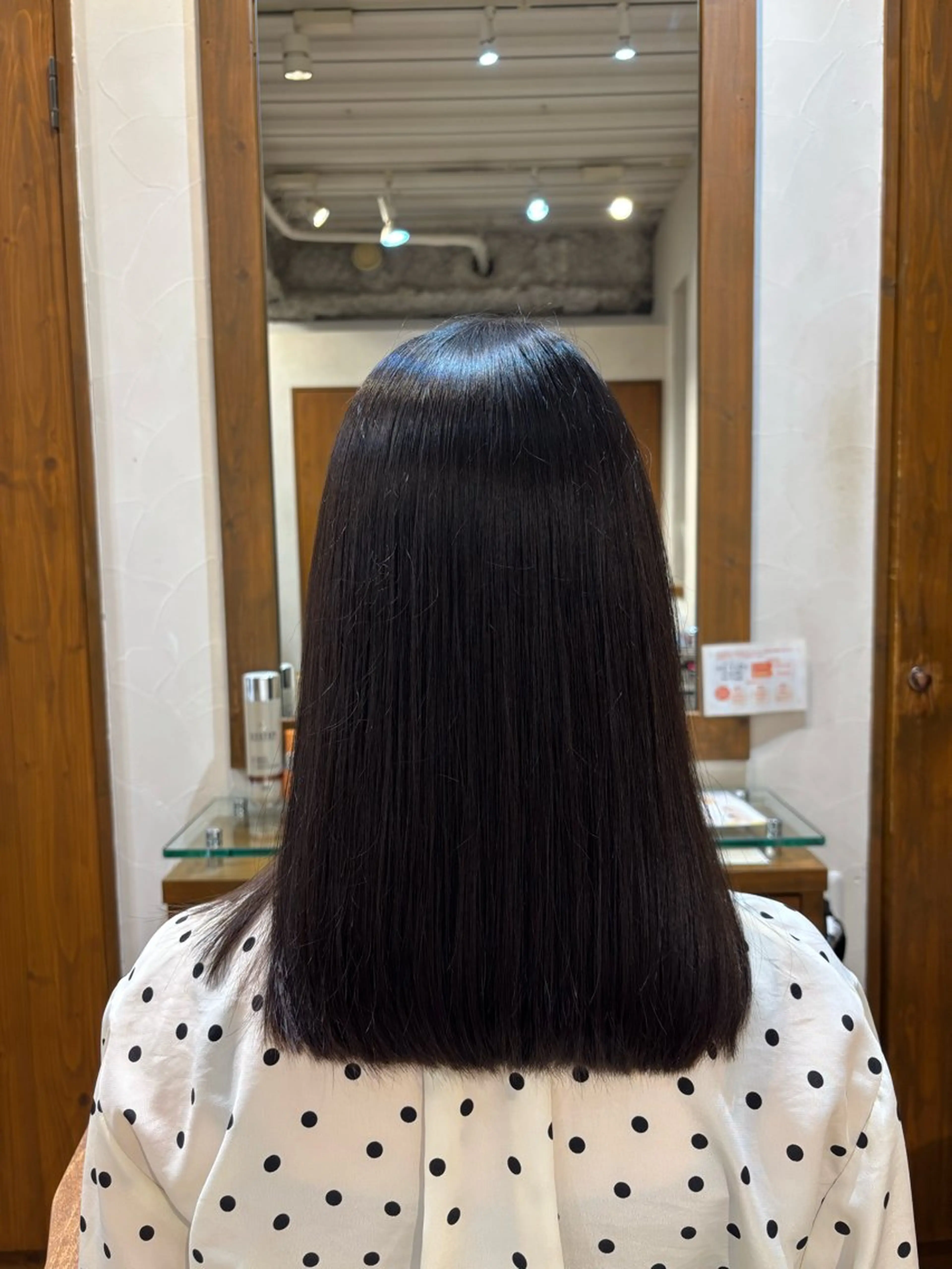 ミディアム 縮毛矯正 カット 縮毛矯正 エクリ麻布十番店所属・髪質改善/ 縮毛矯正/相原聡のヘアスタイル