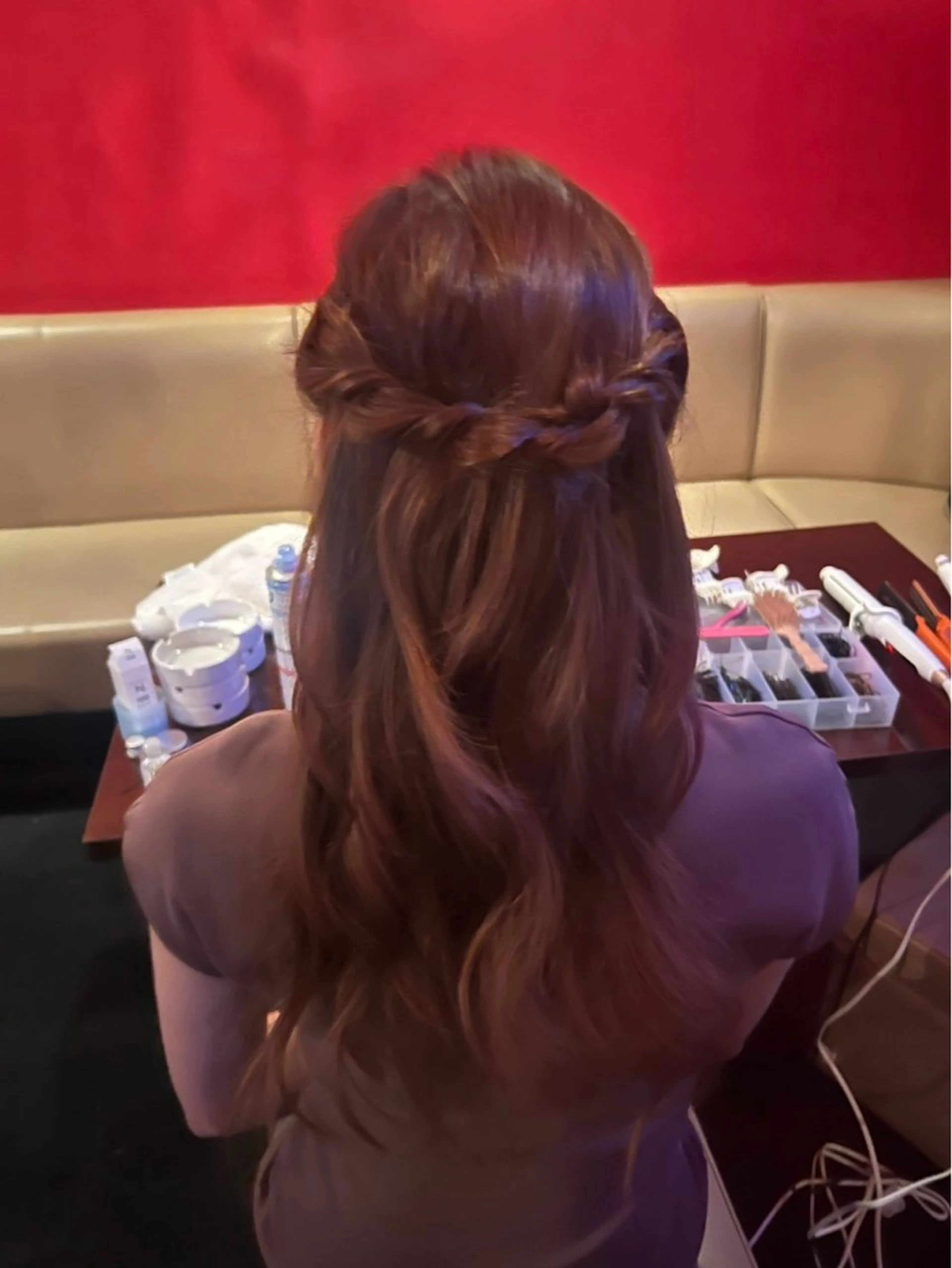 ロング ヘアアレンジ hair set / 渡辺未来🦋のヘアスタイル
