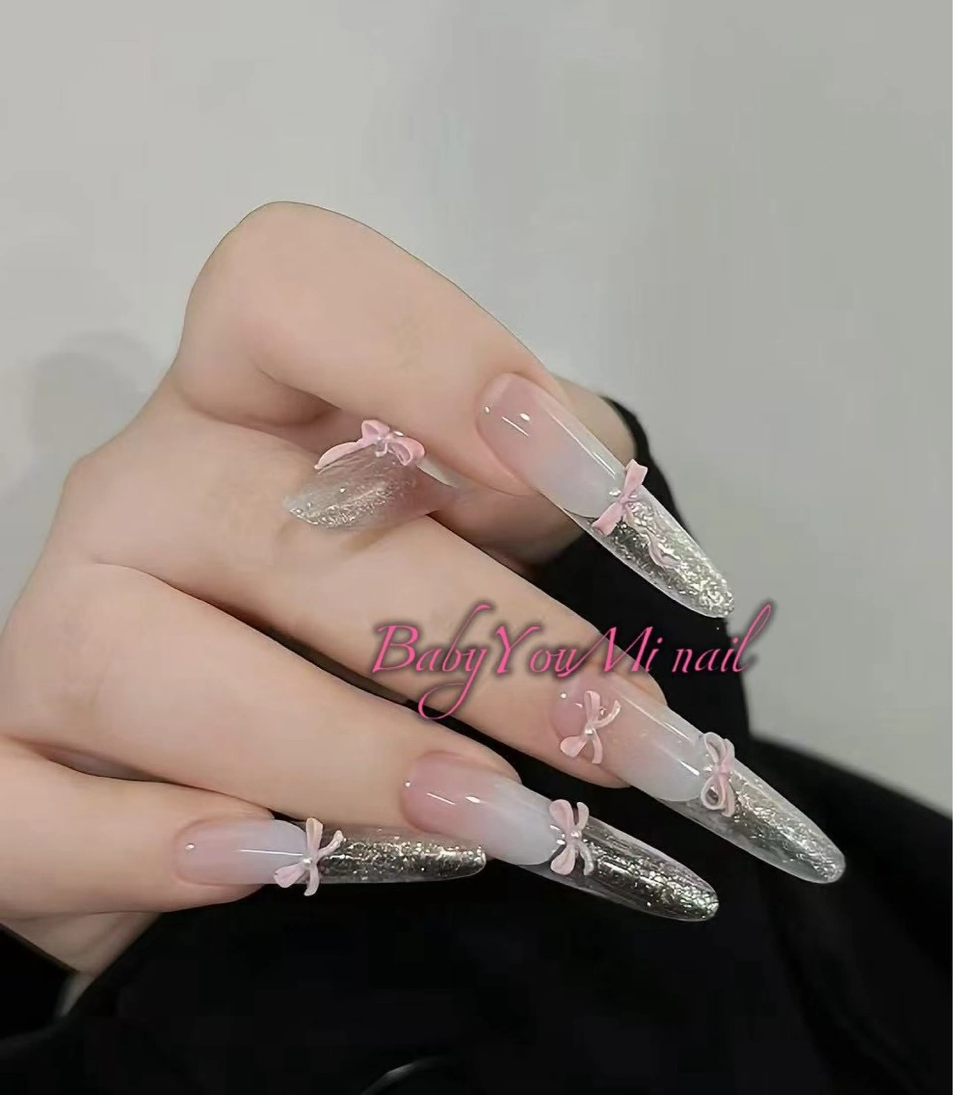 ネイル オーロラネイル フラワーネイル フットネイル フレンチネイル ジェルネイル ハンドネイル BabyYouMi nailのネイルデザイン