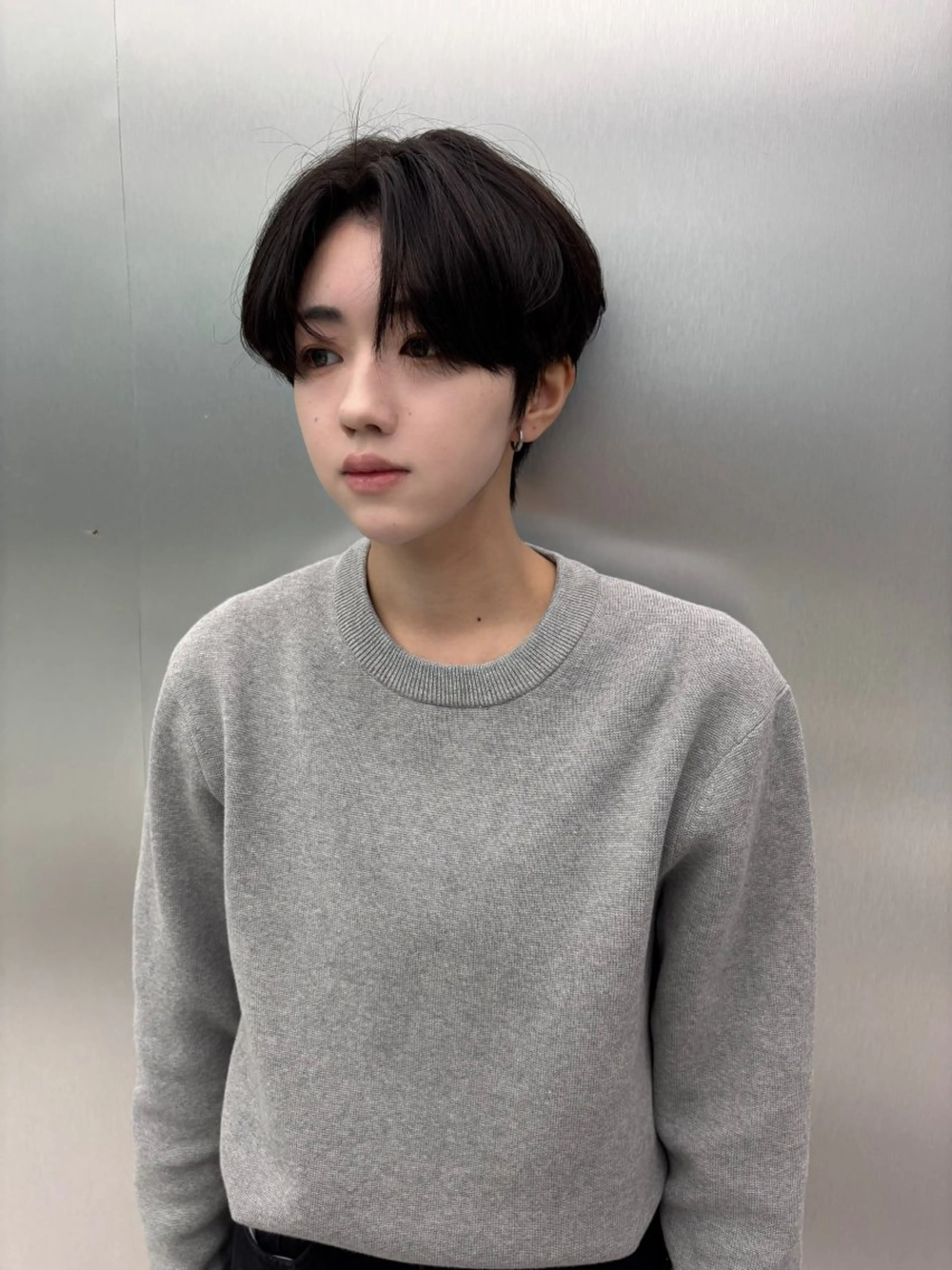 ショート メンズ ヘアセット 大阪韓国メンズ特化 LUNAのヘアスタイル