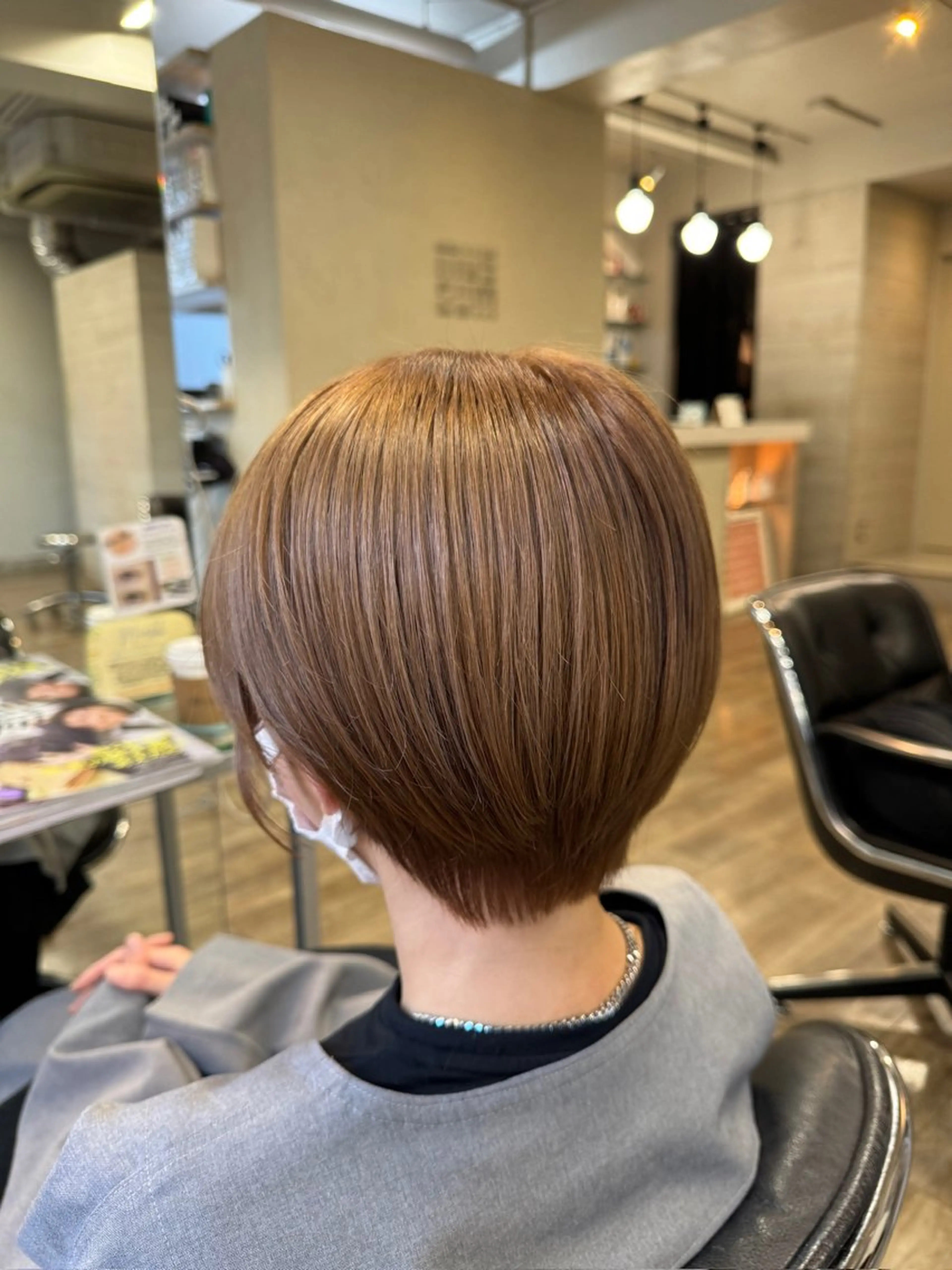 ショート カラー パーマ・レイヤー 髪質改善・TANIのヘアスタイル