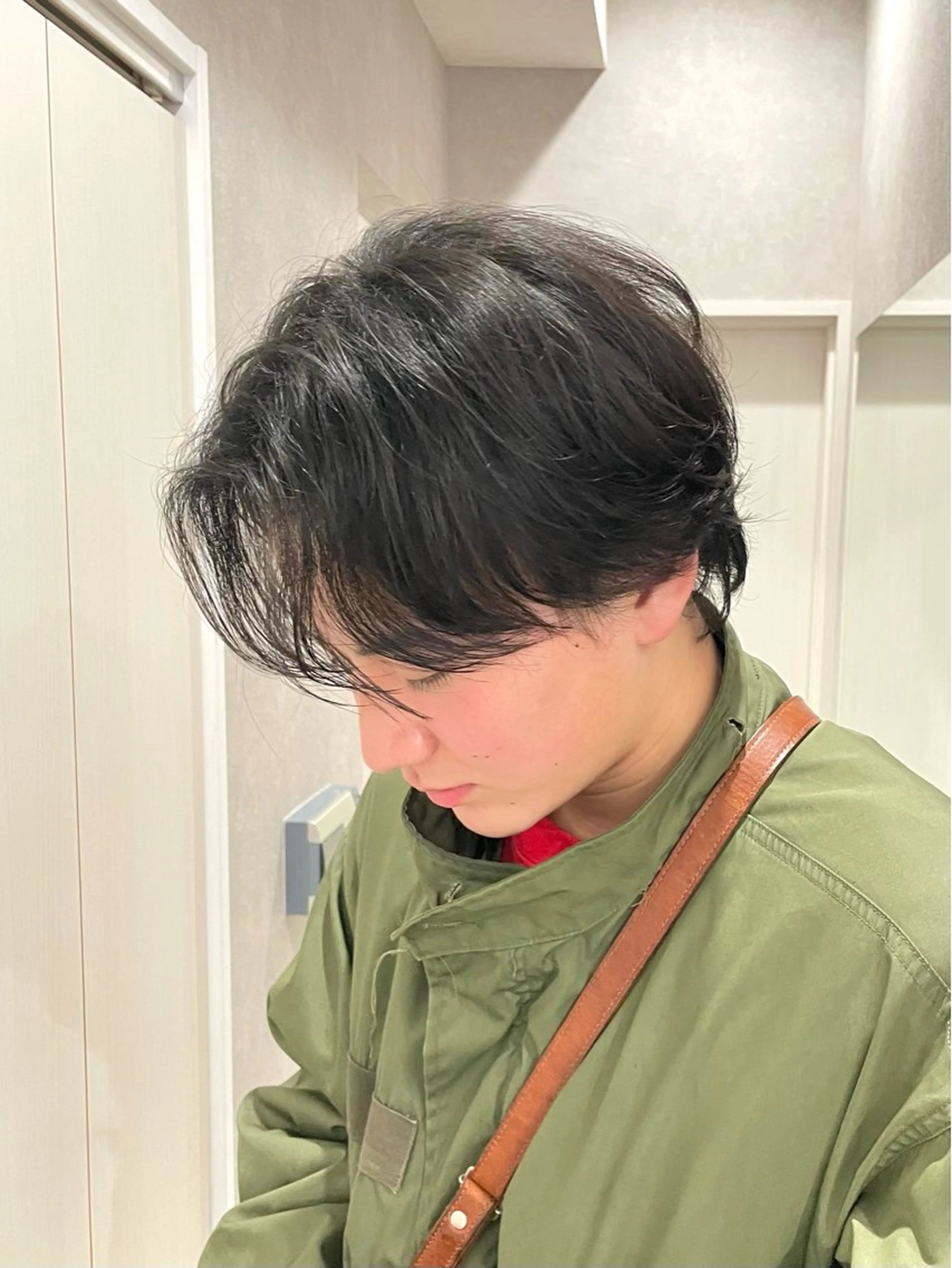 ショート カラー パーマ メンズ 【東北メンズヘア1 位受賞🥇】本間祐太のヘアスタイル