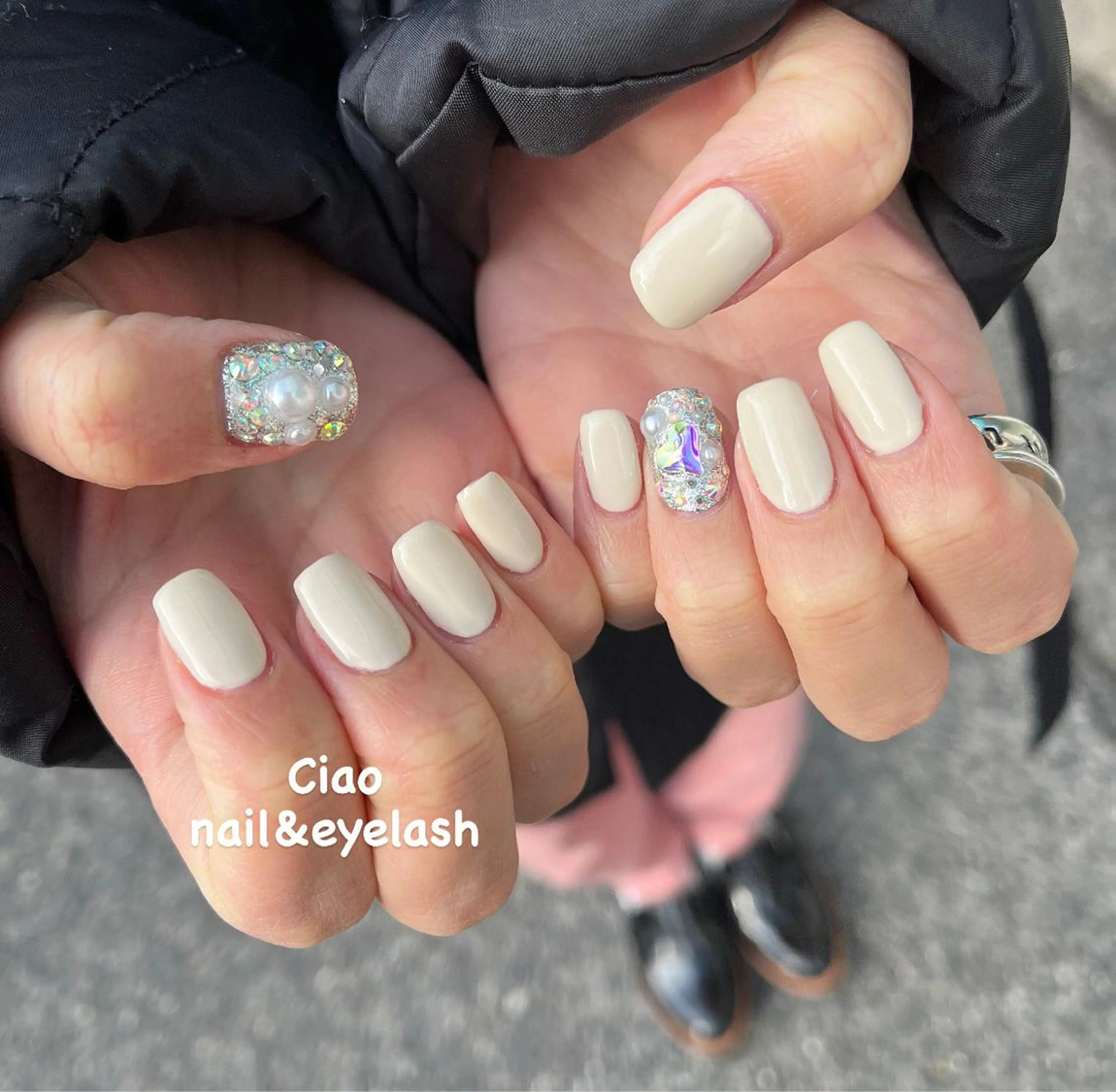 ネイル アートネイル ジェルネイル ニュアンスネイル シンプルネイル 春ネイル #Amin nail salonのネイルデザイン