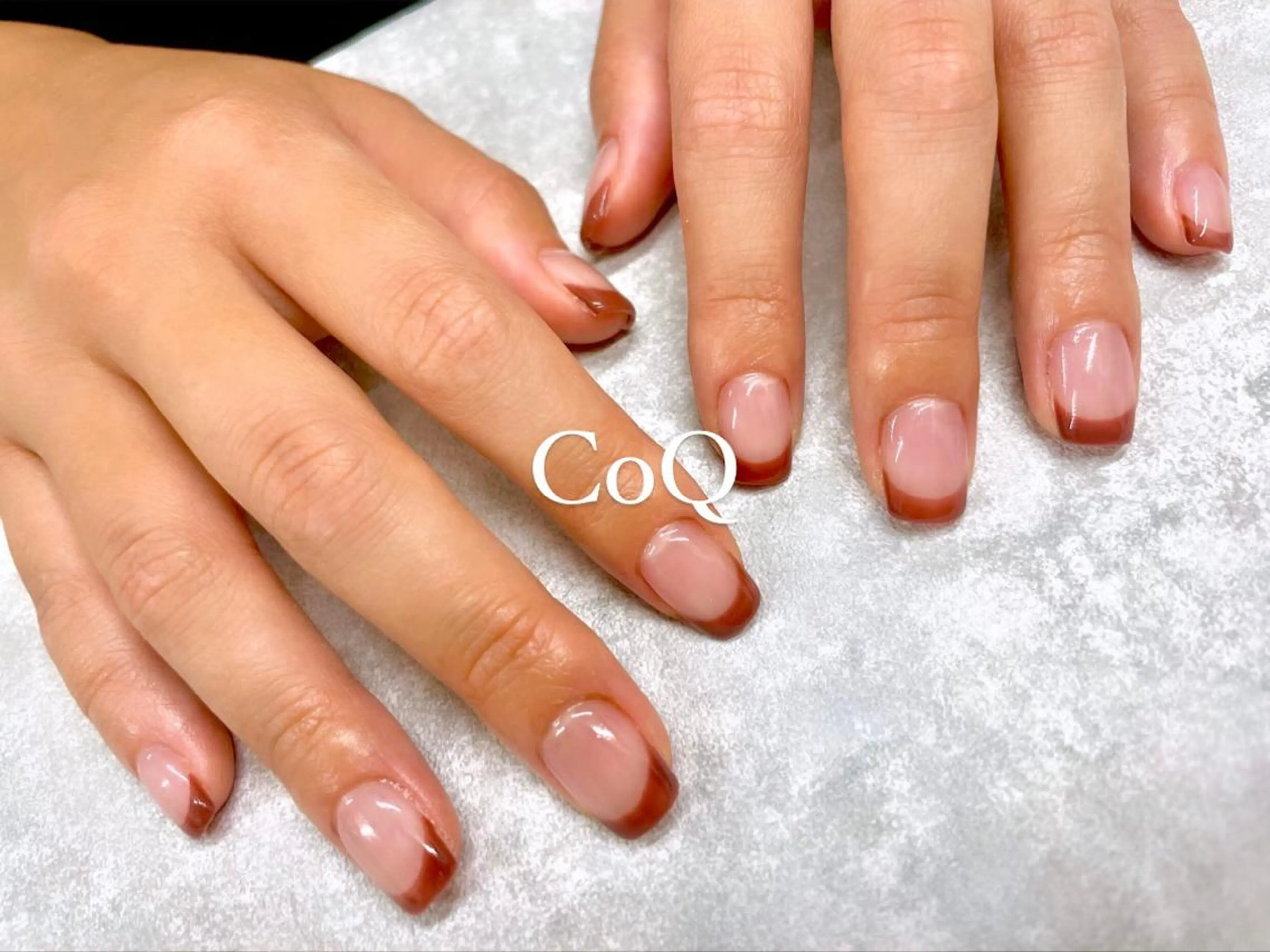 ネイル クリアネイル フレンチネイル 持ち込み nail salon Aymのネイルデザイン