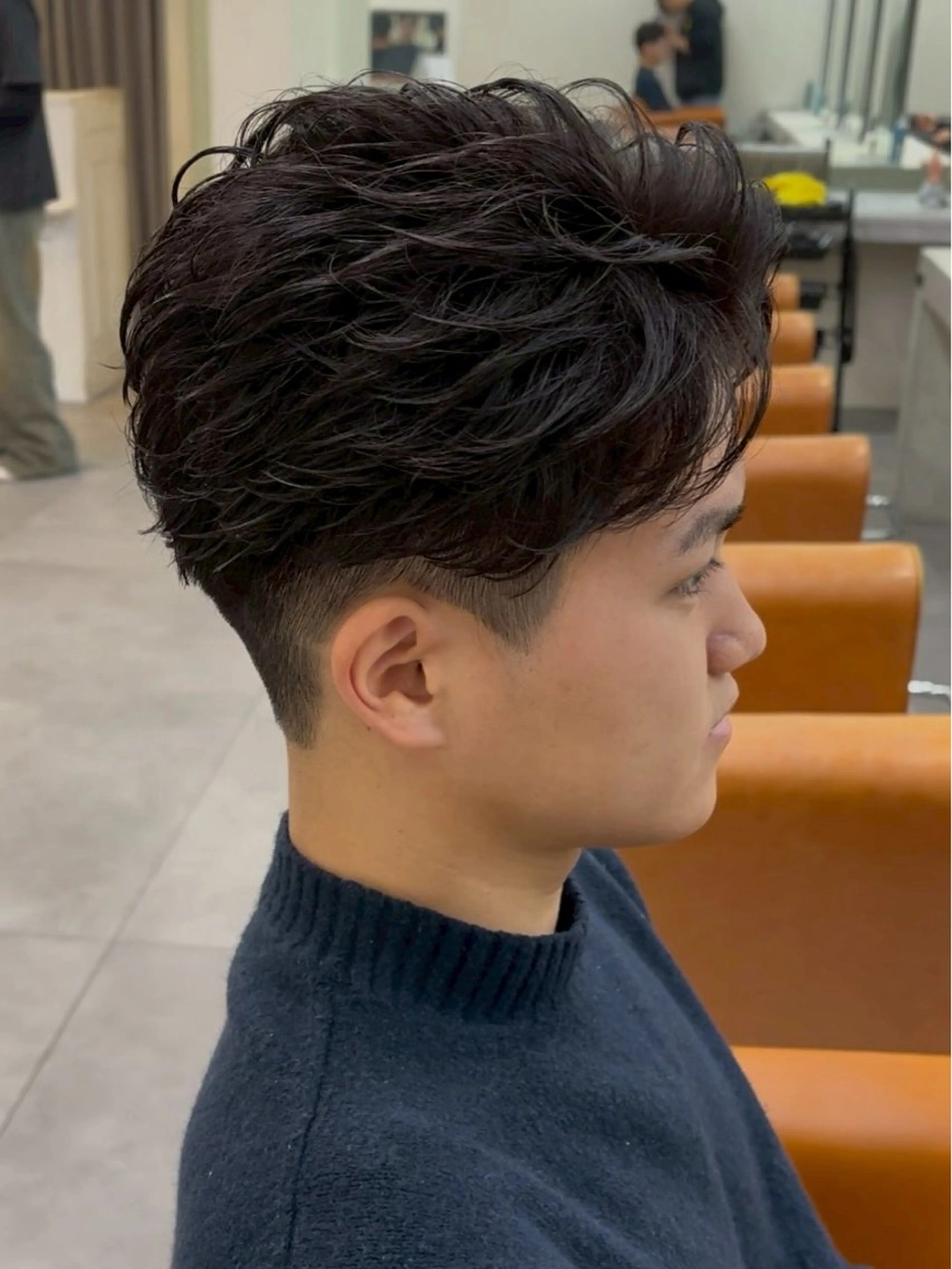 メンズ 京都駅メンズサロン マッシュのヘアスタイル