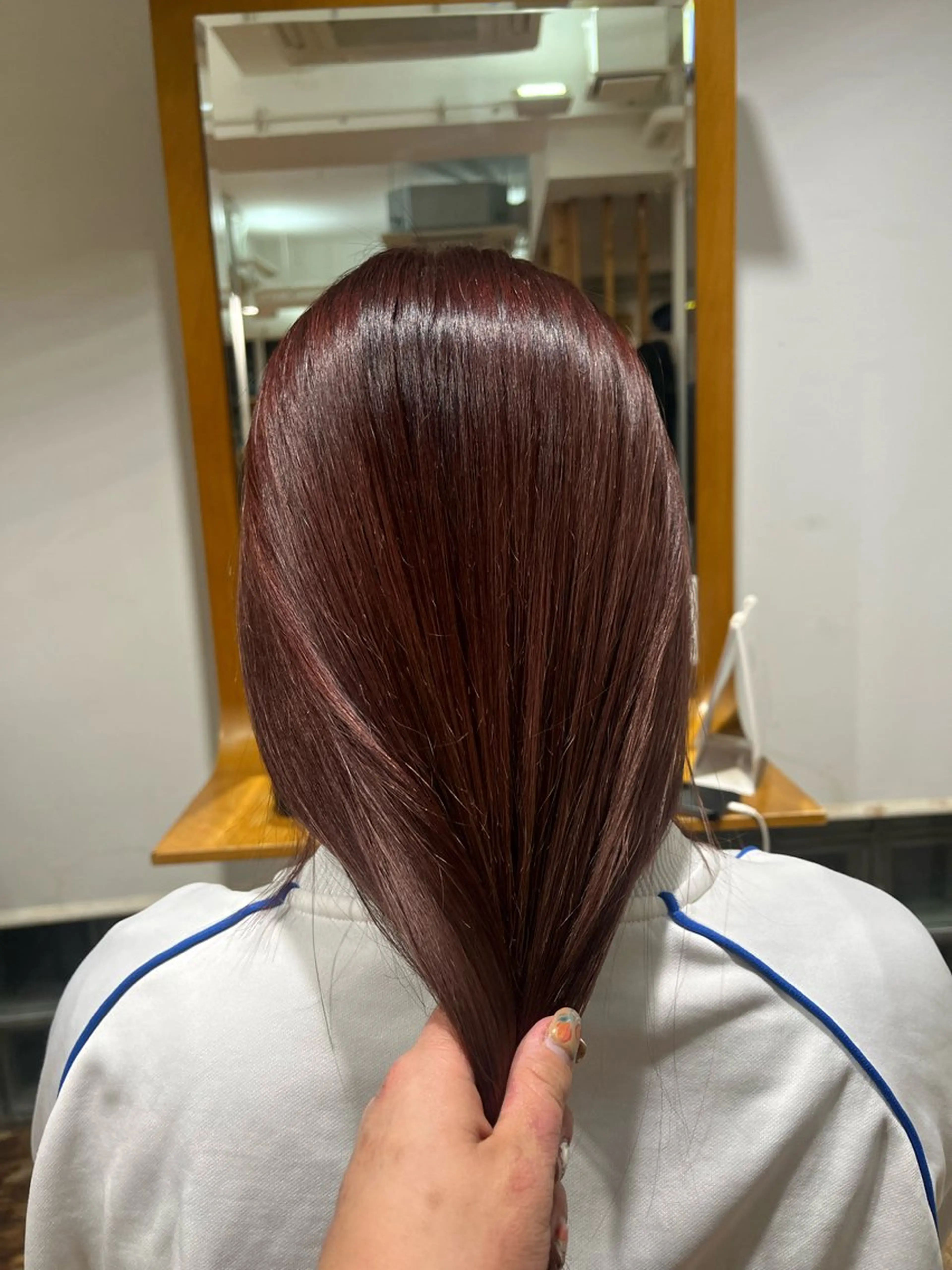 ロング カラー ブリーチ ブリーチなしカラー レッドカラー 🫧タカムラ ユカ/ 金沢文庫🫧のヘアスタイル