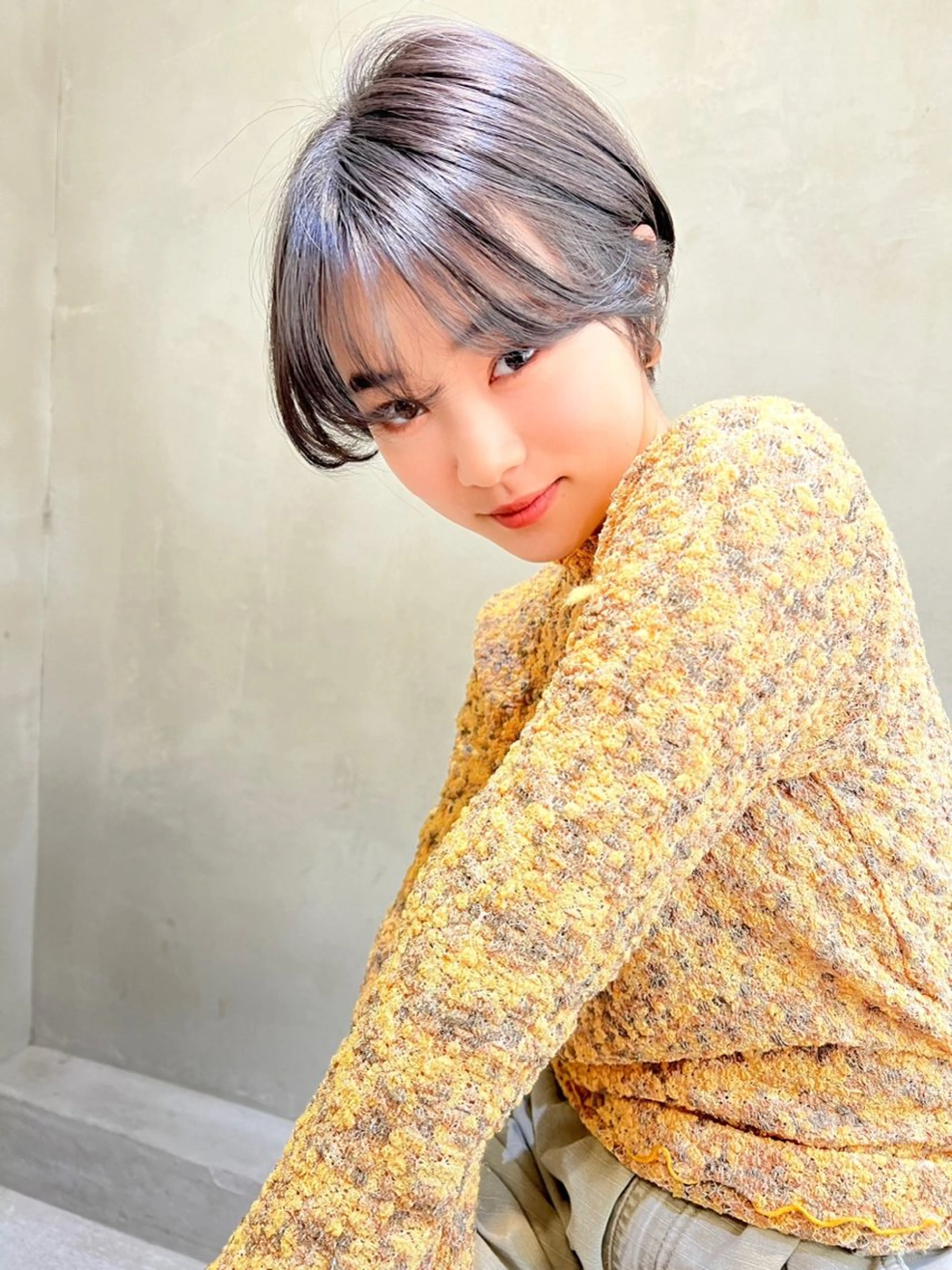 ショート カット トリートメント 韓国/レイヤーカット 顔周り/廣瀬達哉のヘアスタイル