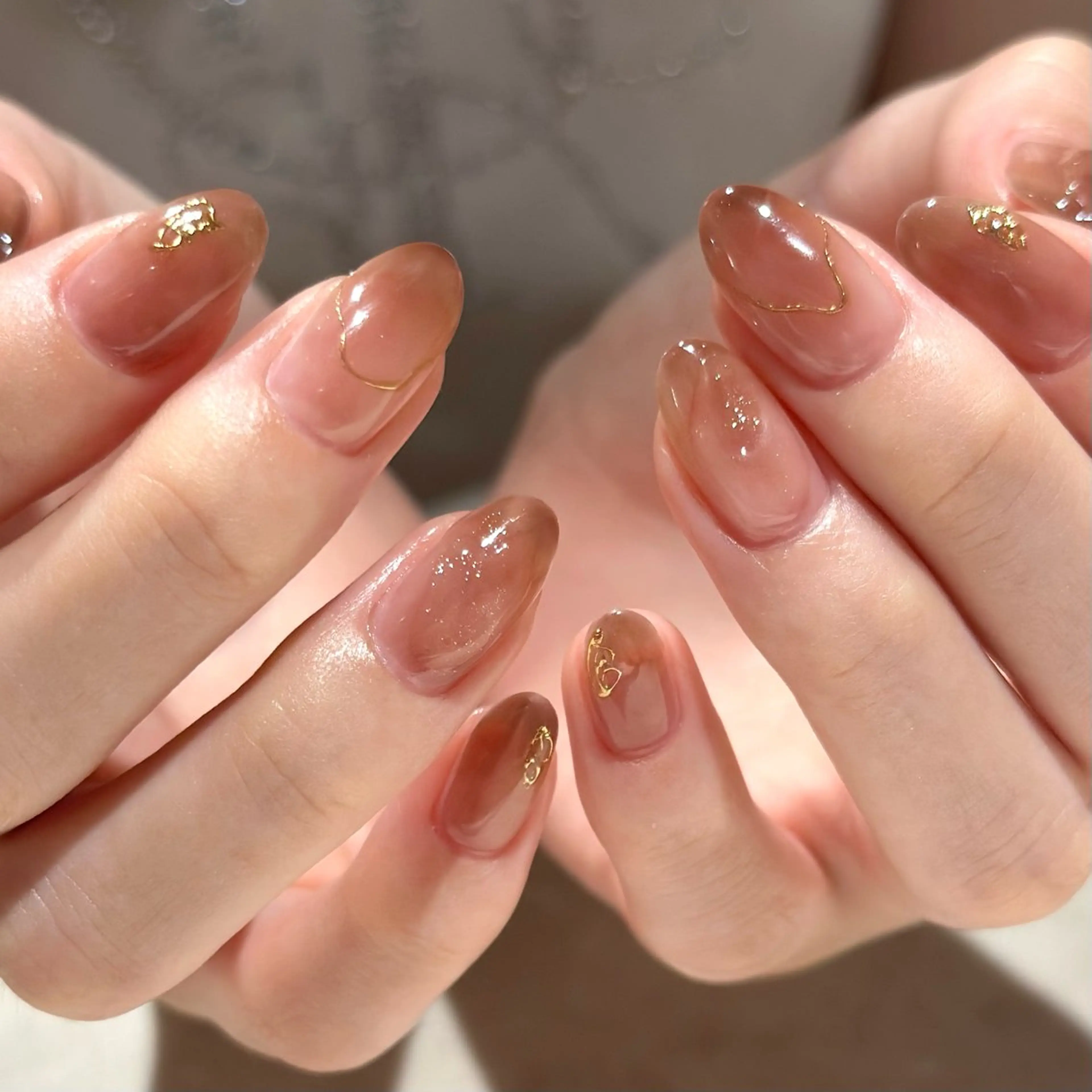 ネイル ニュアンスネイル aoi .のネイルデザイン