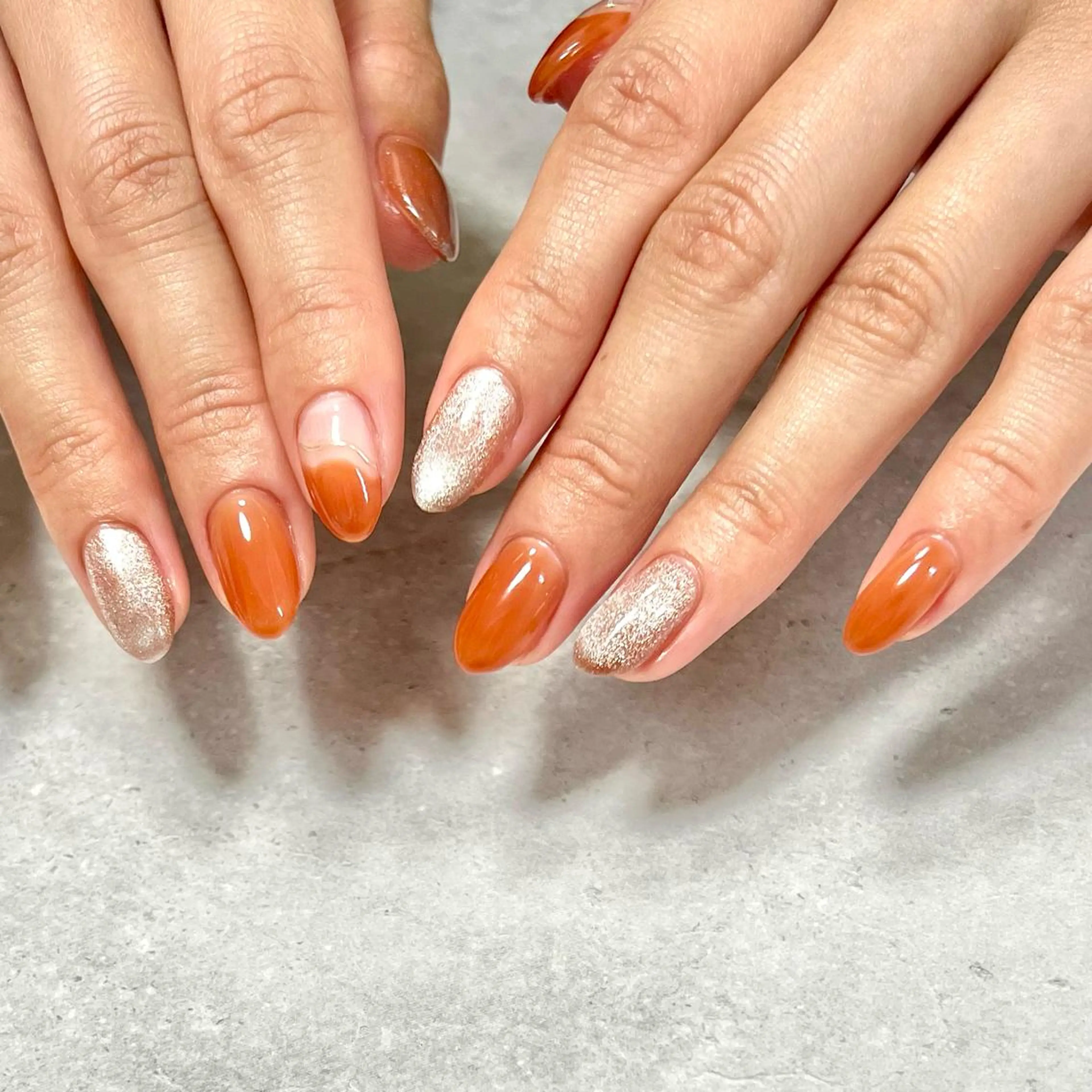 ネイル キラキラネイル マグネットネイル ミラーネイル ワンカラーネイル シンプルネイル ステラ marikominoのネイルデザイン