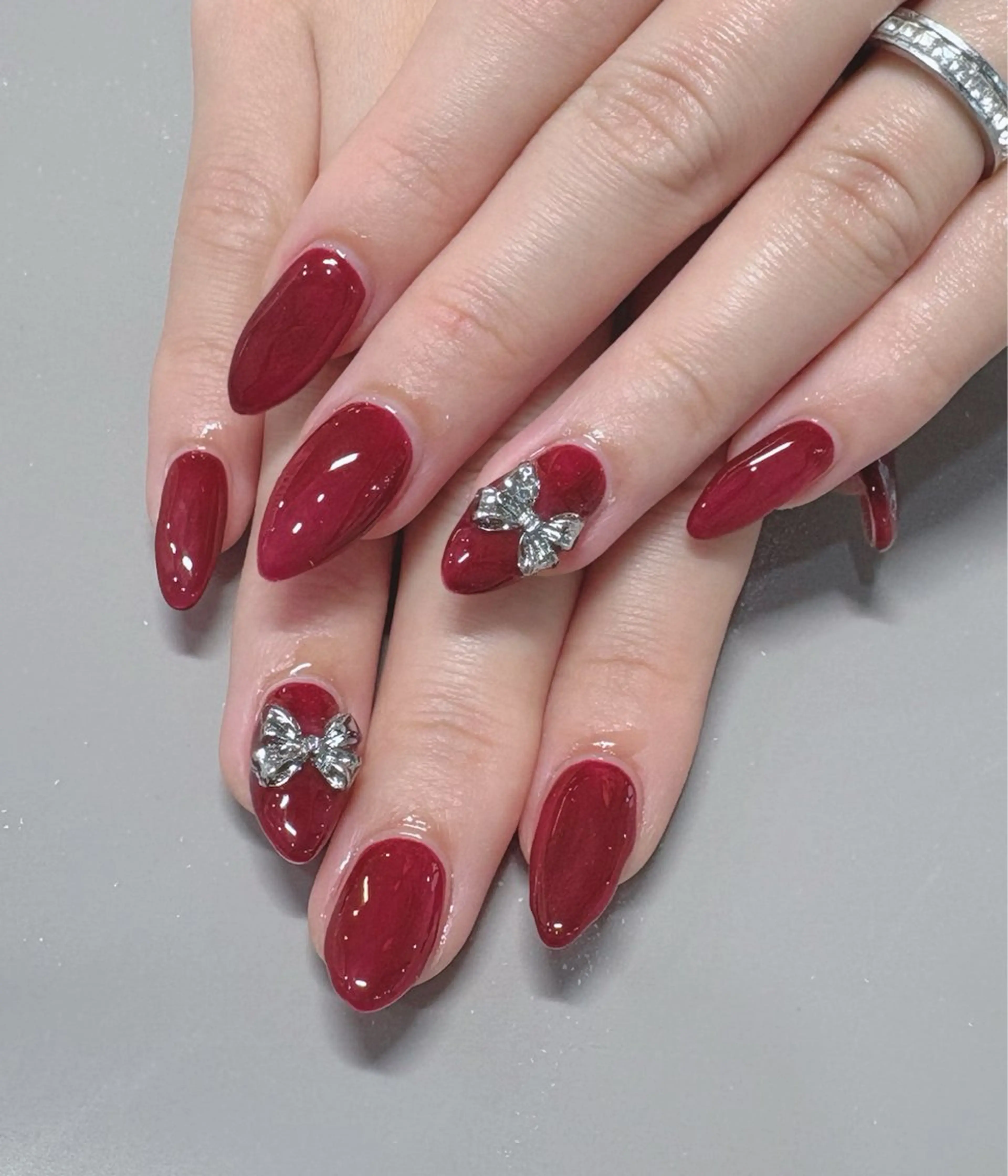 ネイル ハンドネイル 艶/マグネット/網紅 /韓国/岩下りほのネイルデザイン