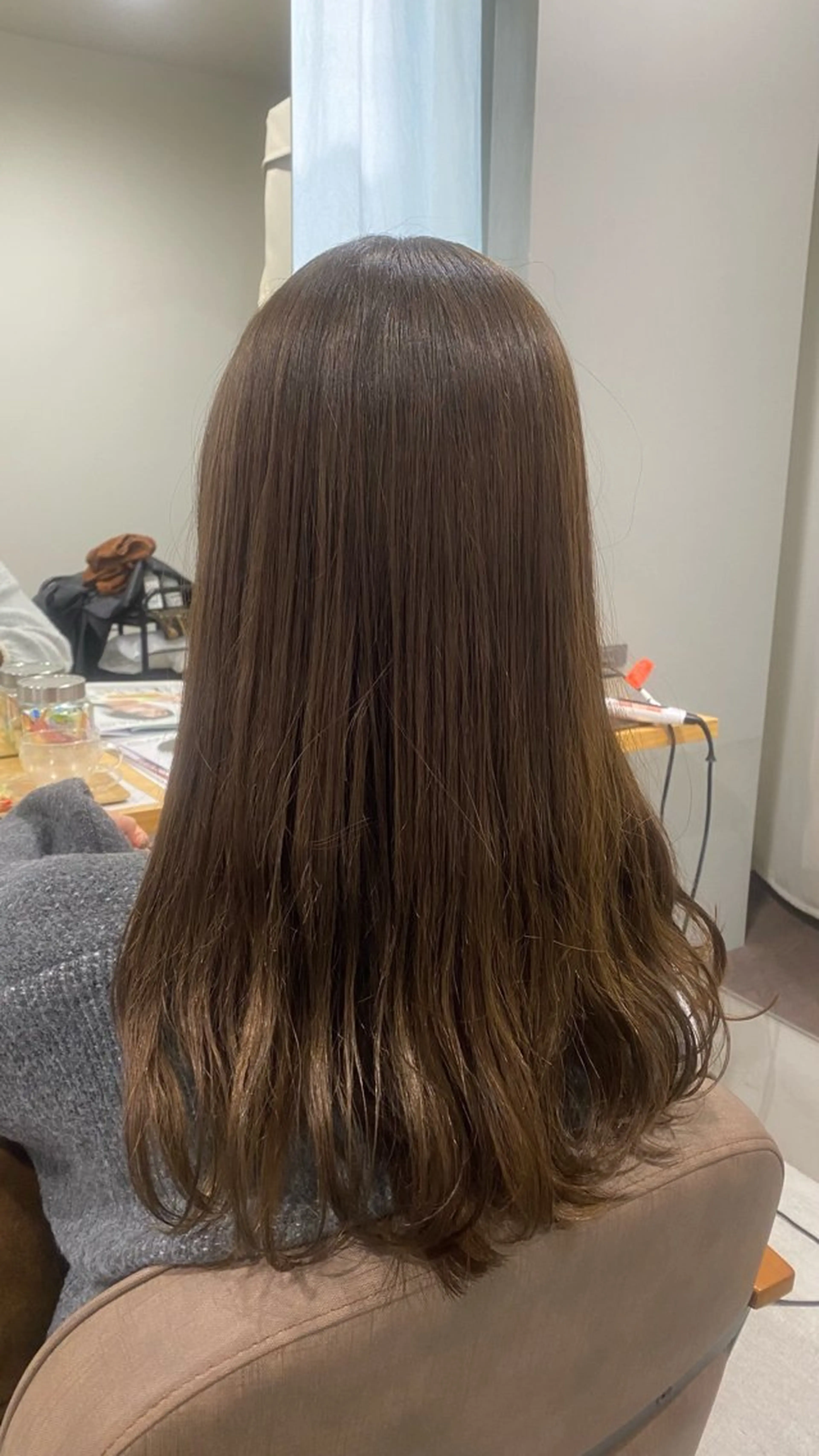 ロング カラー ブリーチ ケアブリーチ ダブルカラー aimee 北垣 愛夏のヘアスタイル