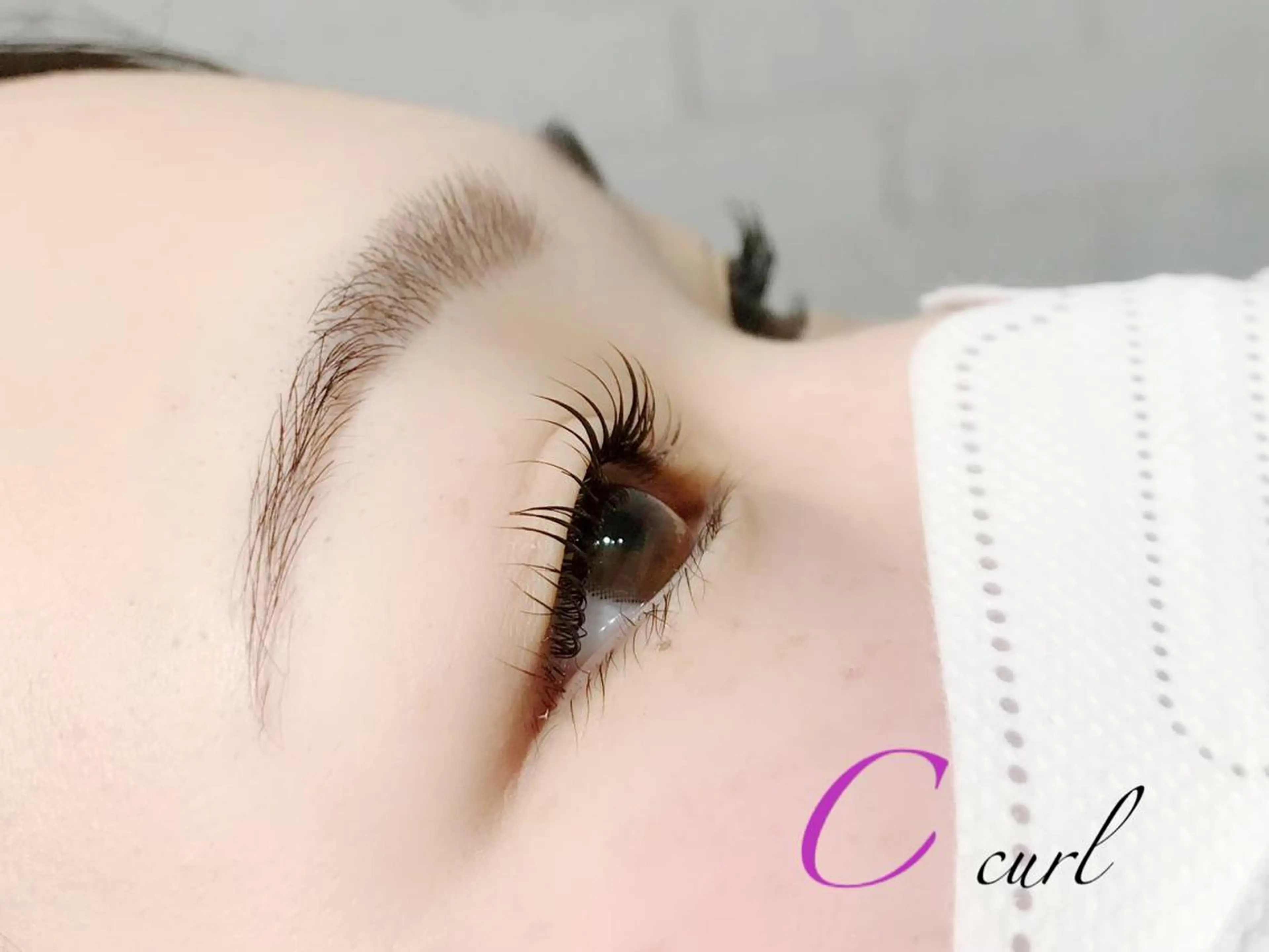 マツエク・マツパ ケラチンラッシュリフト バインドロック Cカール キュート フラットラッシュ eyelash presh yukaのマツエク・マツパデザイン
